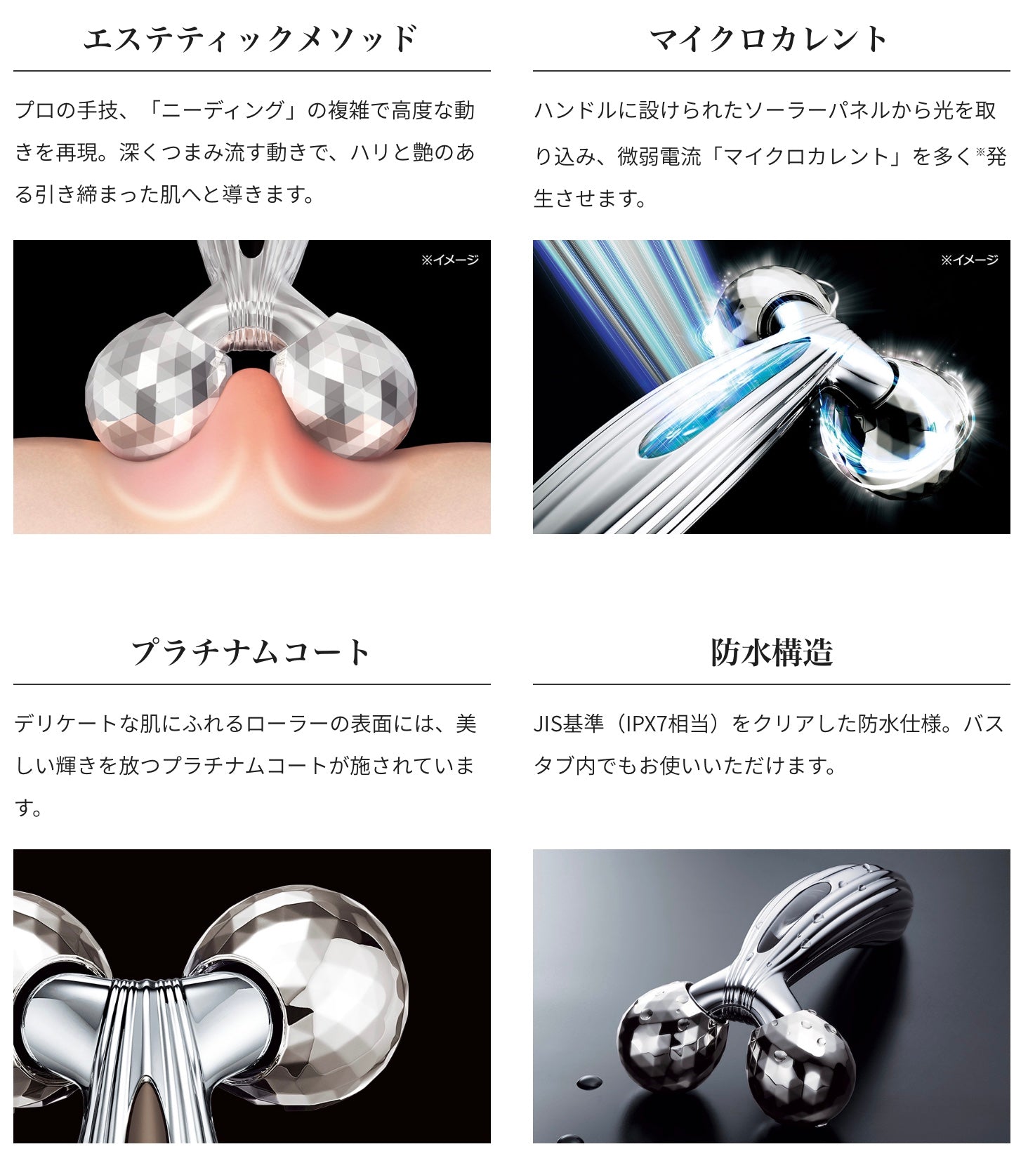 【送料無料】_ReFa _(リファ)_ReFa CARAT RAY FACE_(リファカラットレイフェイス) _美顔ローラー_RFーRF2121B_中古品