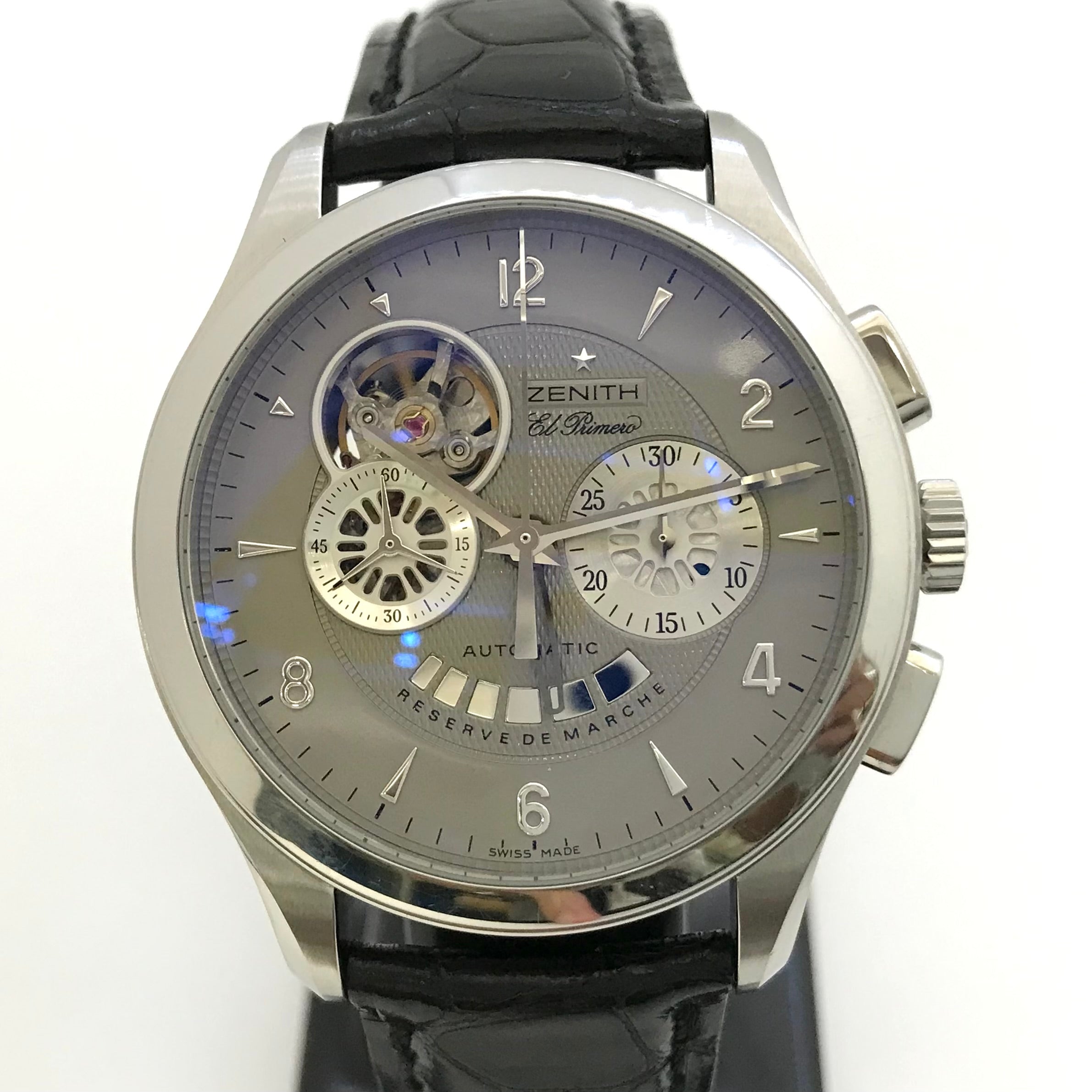 【送料無料】_ZENITH_(ゼニス)_クラス オープン エルプリメロ_クロノグラフ AT_03.0510.4021_中古品