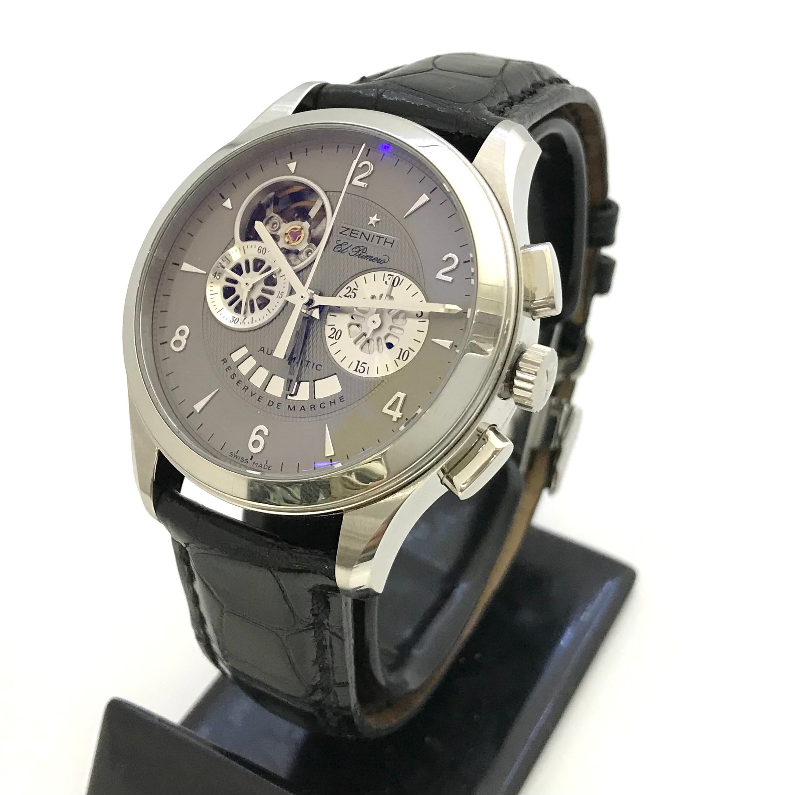 【送料無料】_ZENITH_(ゼニス)_クラス オープン エルプリメロ_クロノグラフ AT_03.0510.4021_中古品