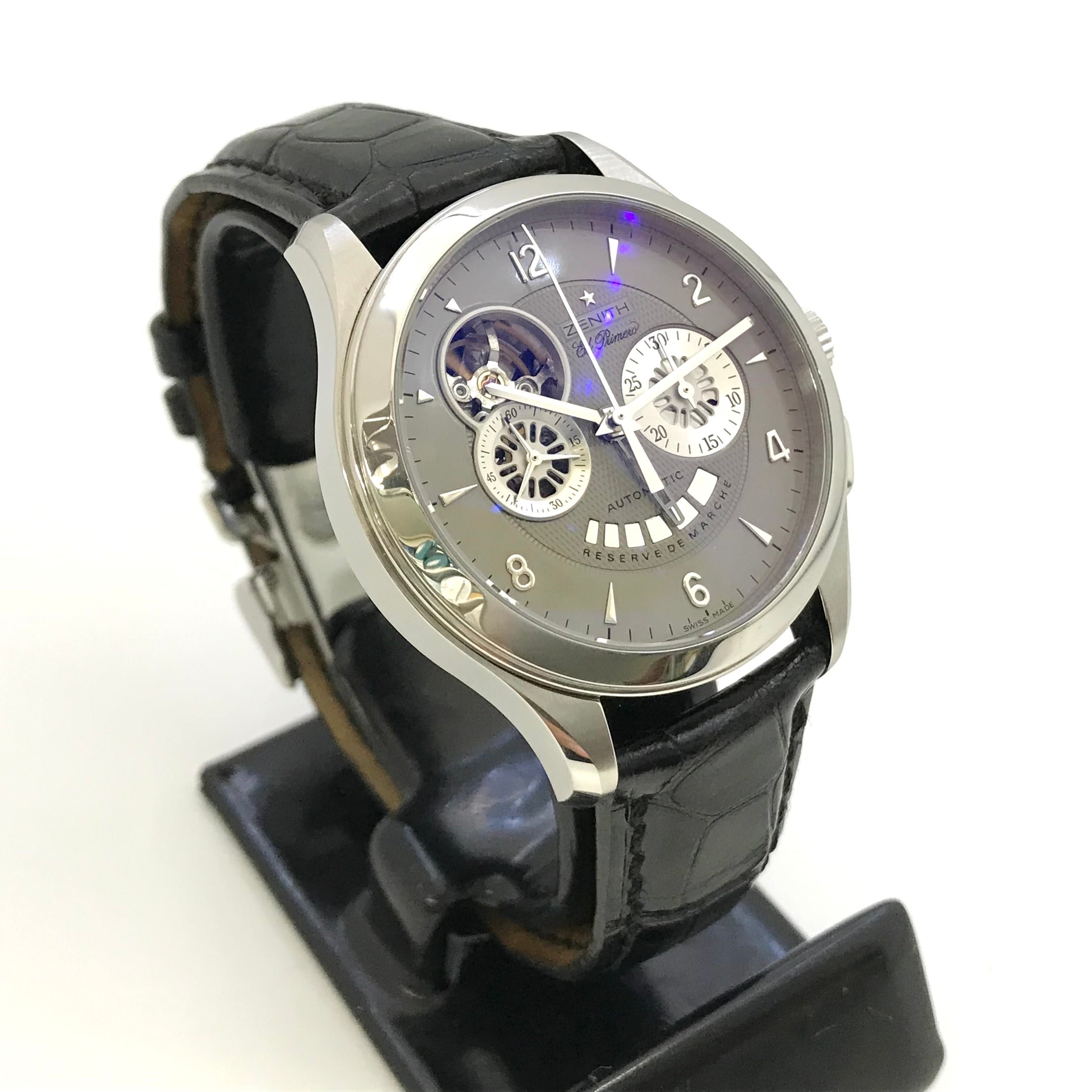 【送料無料】_ZENITH_(ゼニス)_クラス オープン エルプリメロ_クロノグラフ AT_03.0510.4021_中古品