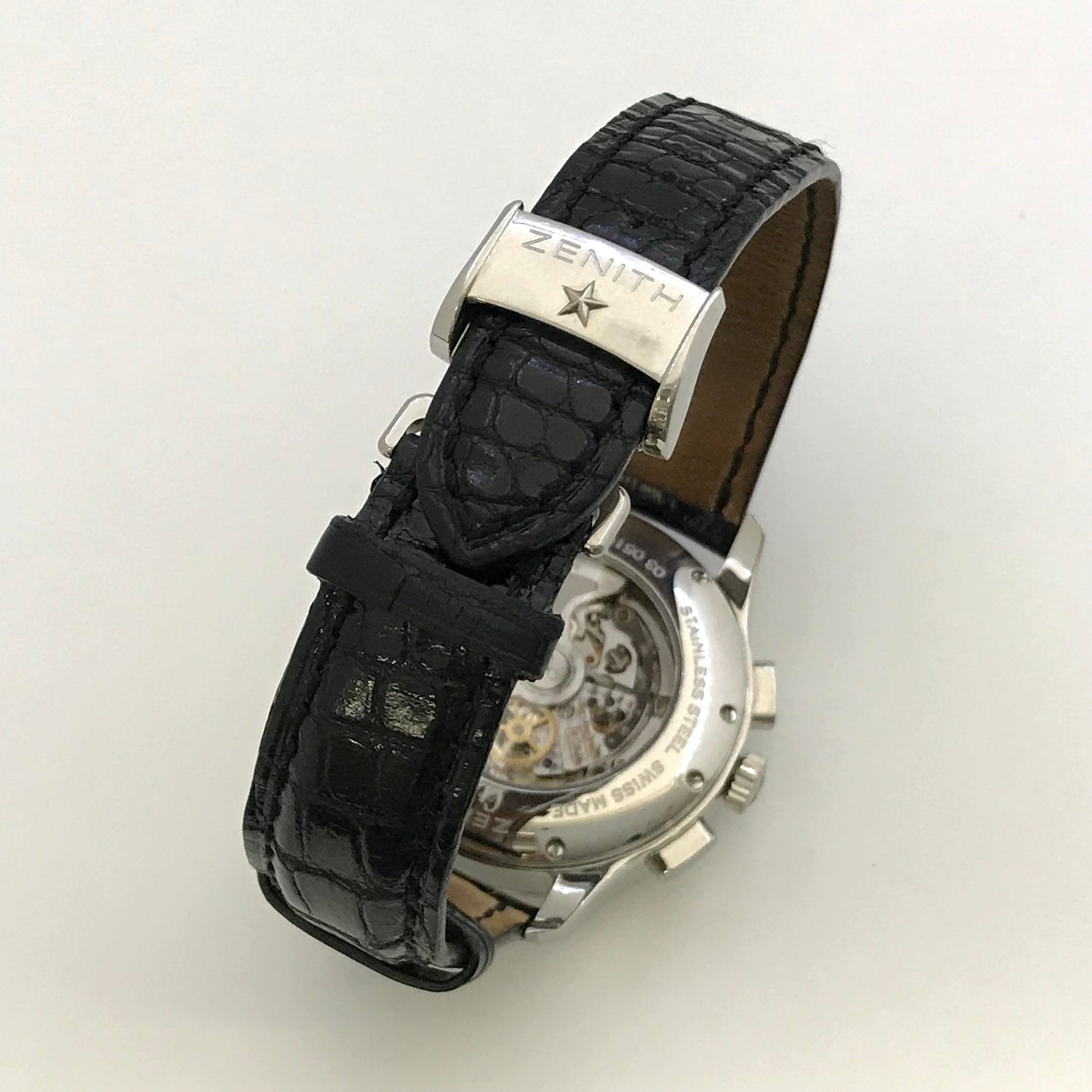 【送料無料】_ZENITH_(ゼニス)_クラス オープン エルプリメロ_クロノグラフ AT_03.0510.4021_中古品