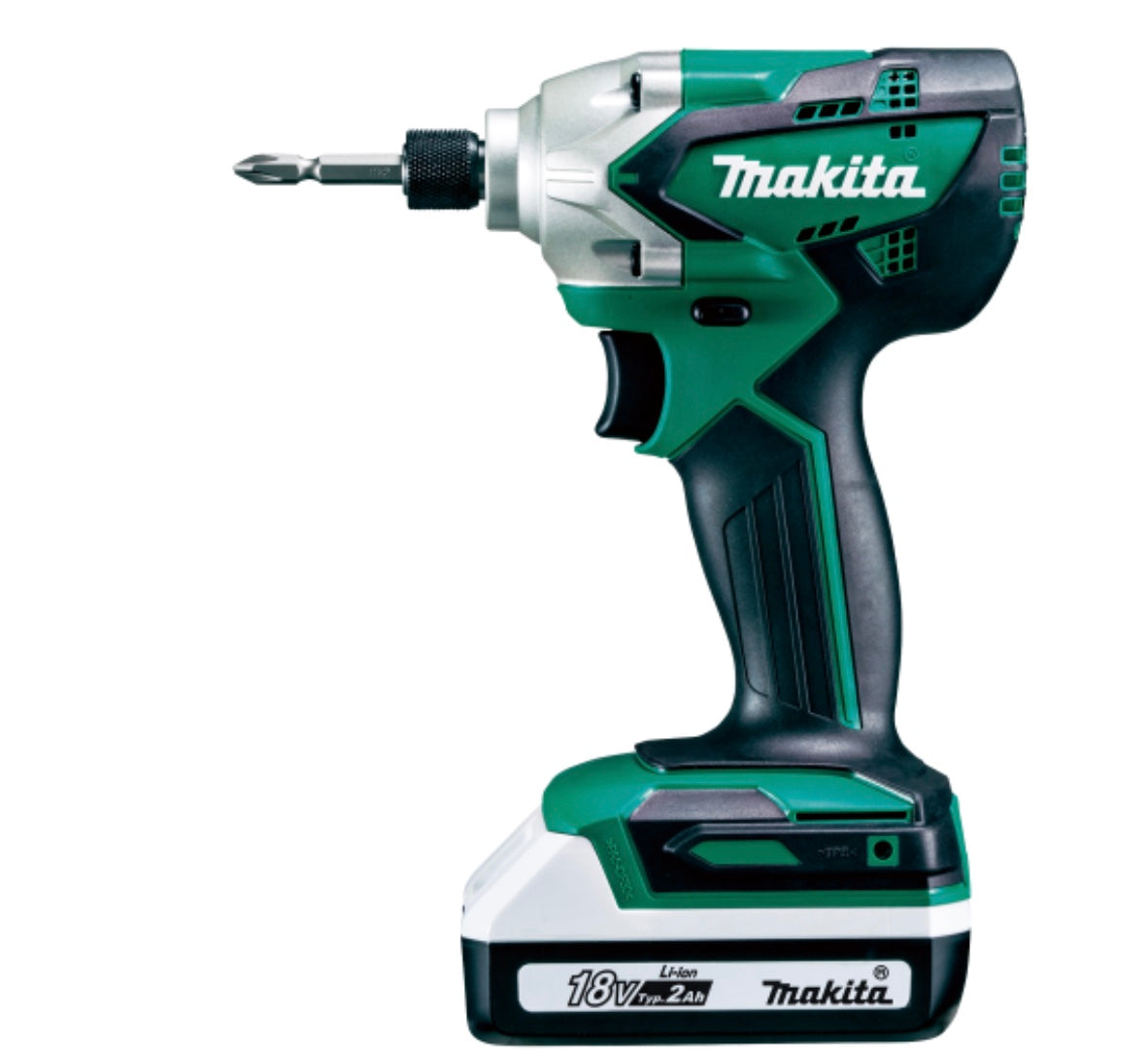 【送料無料】_ makita_(マキタ)_充電式インパクトドライバ_MTD002DSAX_バッテリ2個/充電器付き_未使用品