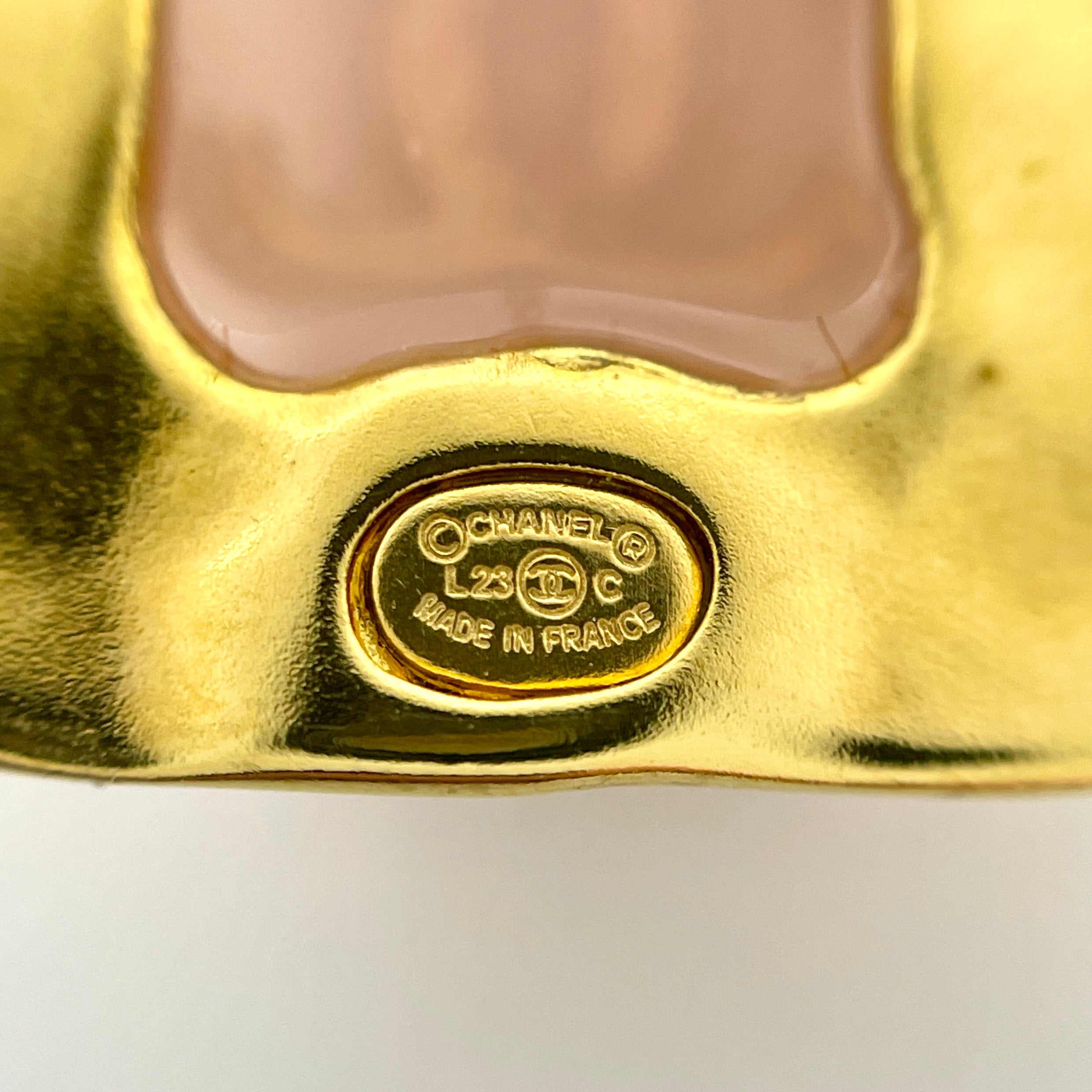 CHANEL_(シャネル)_ABA138 B09967 NM123_ココマーク スクエア_ピンク/ゴールド_中古品