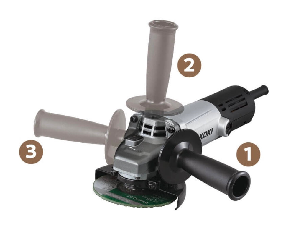 HiKOKI_(ハイコーキ)_電気ディスクグラインダ _G10SH7(S)_サイドハンドル付き _新品