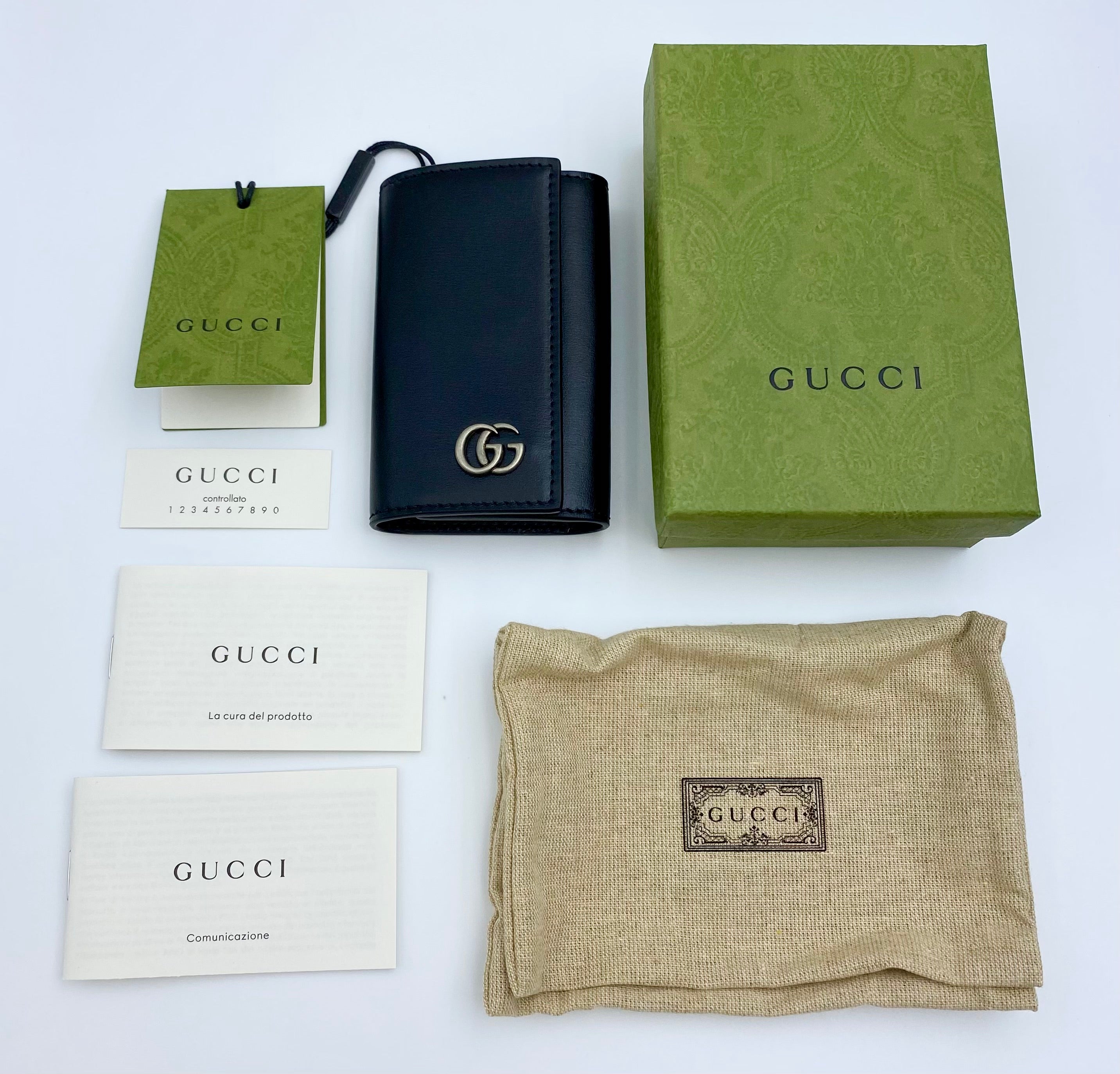 GUCCI_(グッチ)_GGマーモントキーケース_435305 0YK0N 1000_中古品