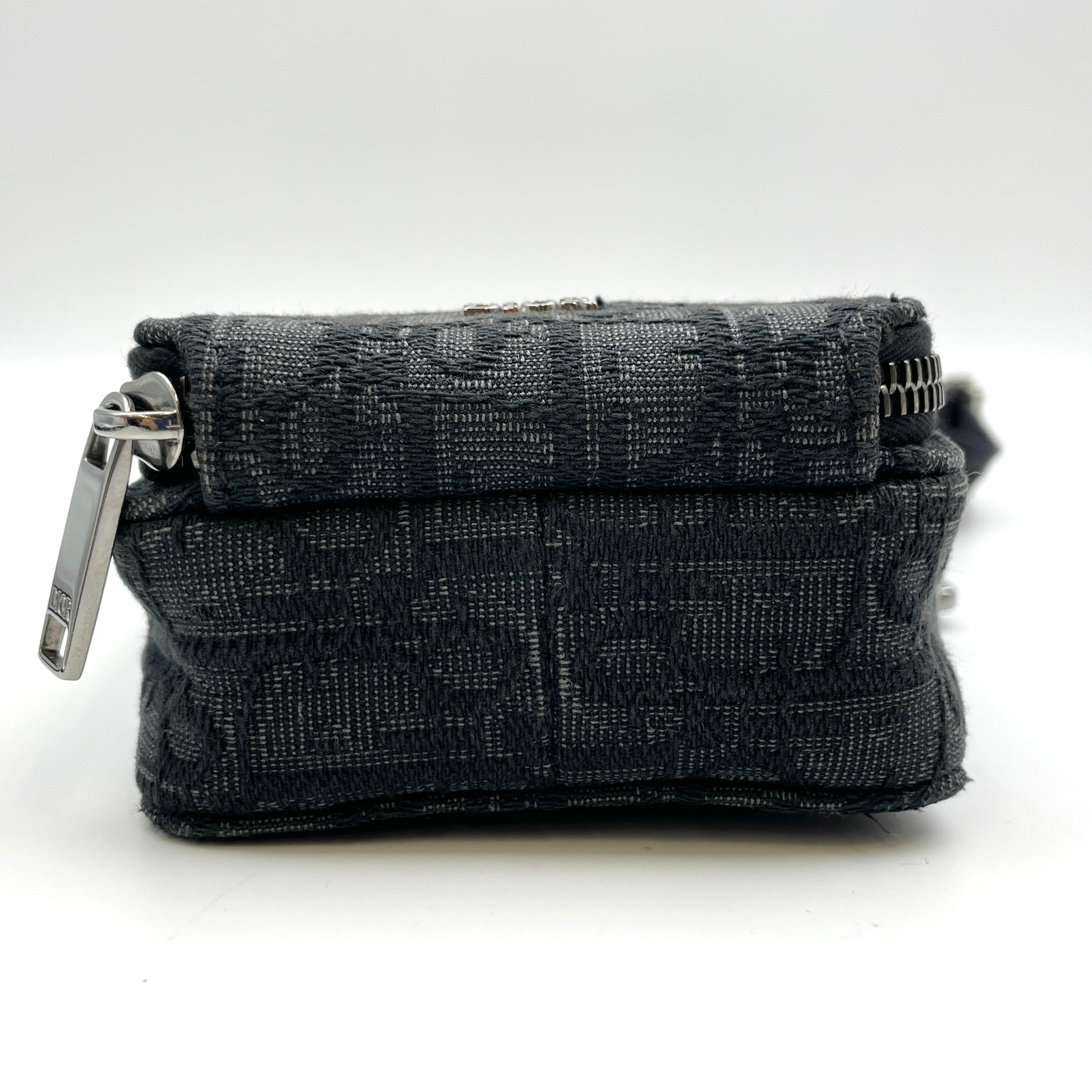 DIOR_(ディオール)_ライダー マイクロポーチ_オブリーク ジャガード_2OBCA326YSE_中古品