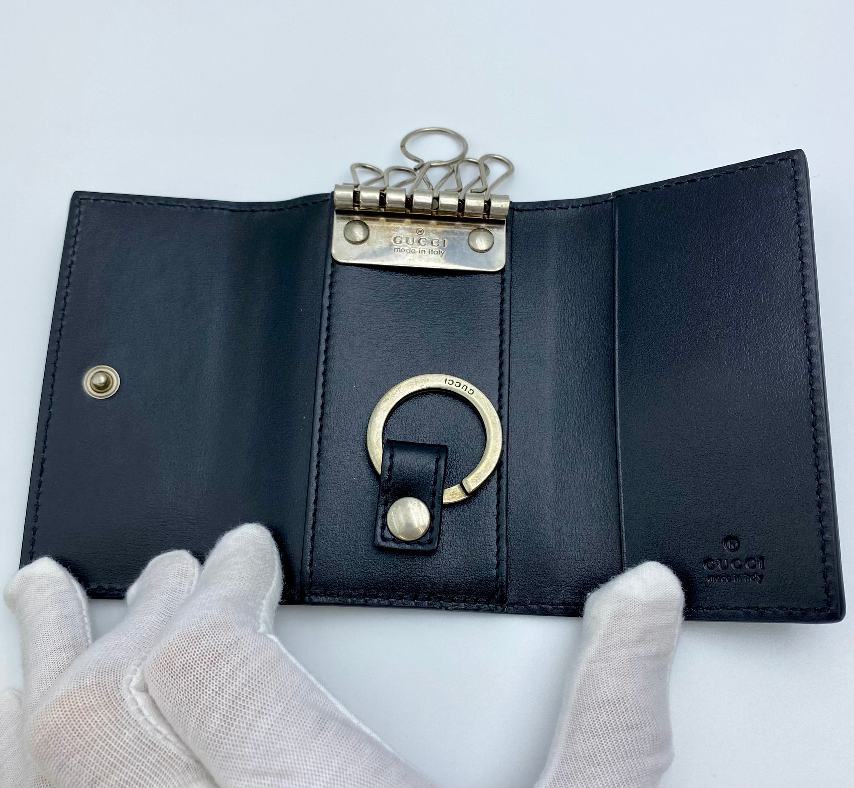 GUCCI_(グッチ)_GGマーモントキーケース_435305 0YK0N 1000_中古品