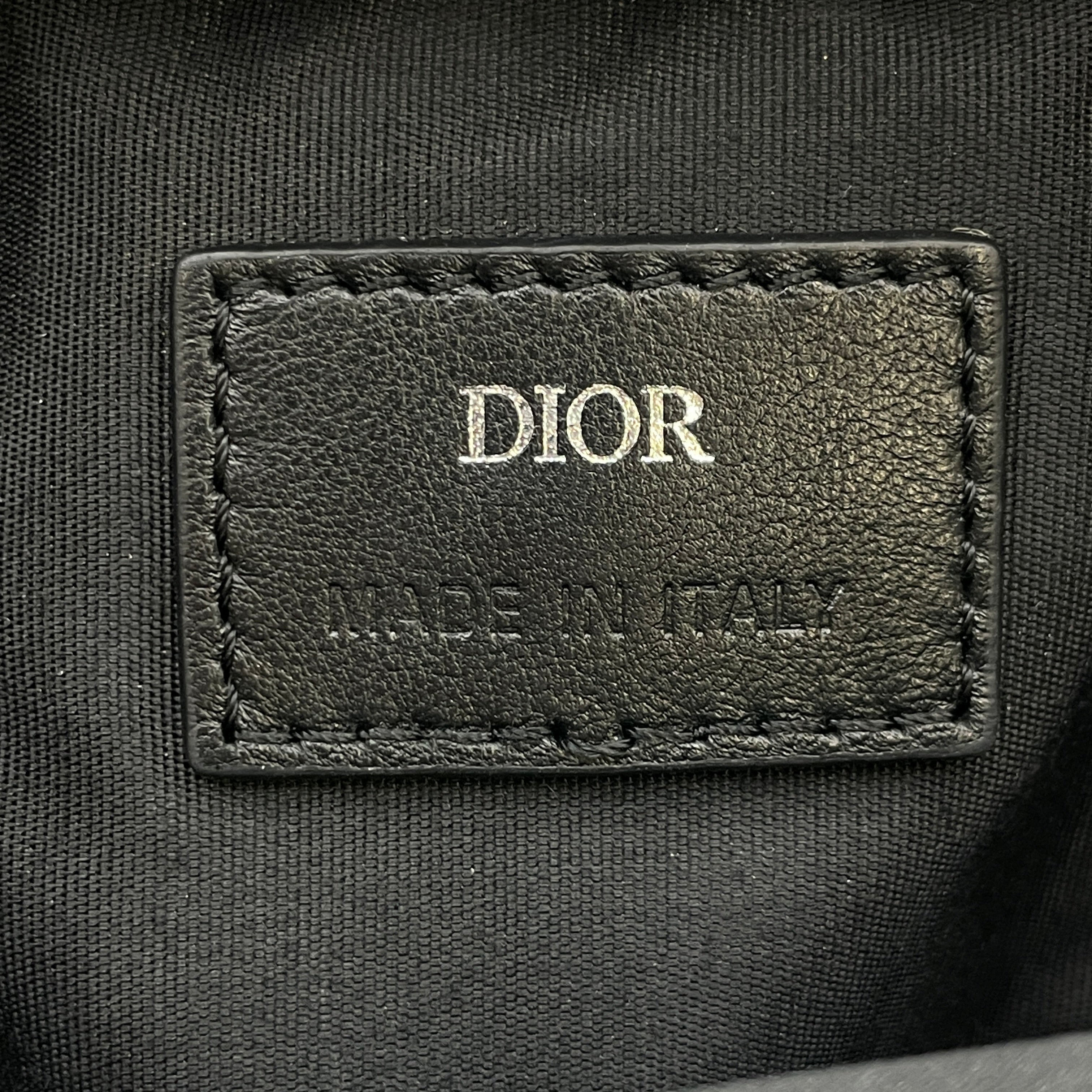 DIOR_(ディオール)_ライダー マイクロポーチ_オブリーク ジャガード_2OBCA326YSE_中古品