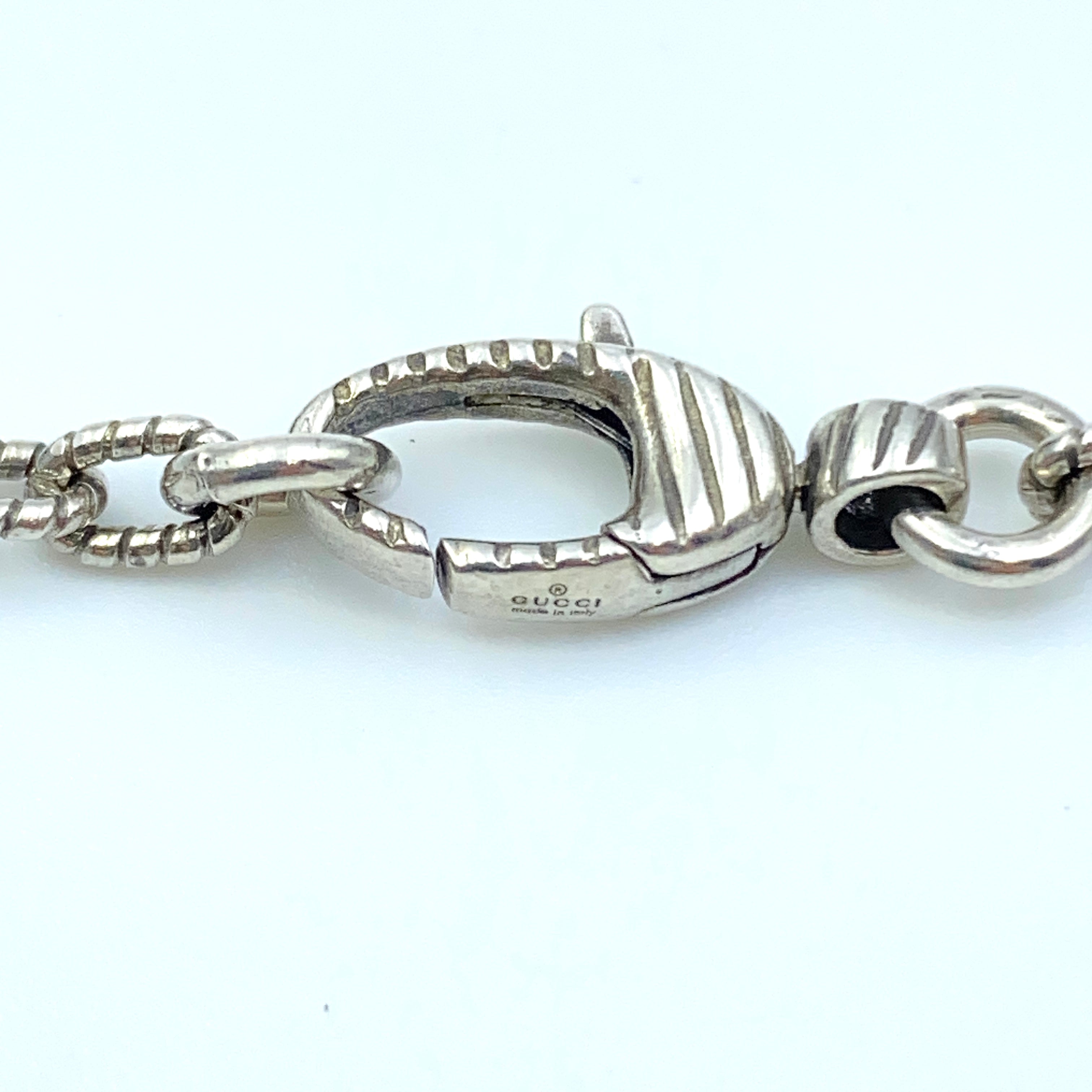 GUCCI_(グッチ)_ インターロッキング _ペンダント ネックレス455307_中古品