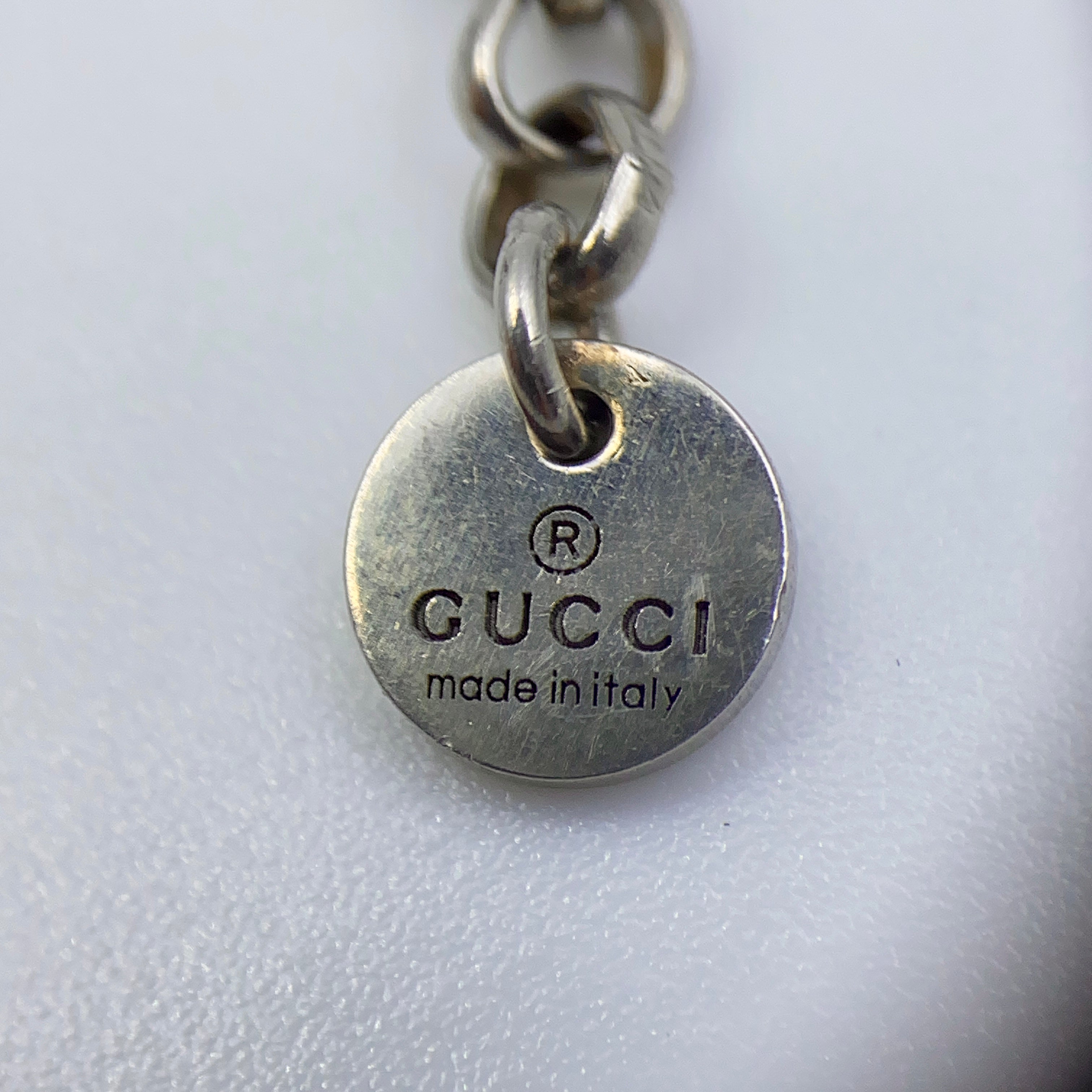 GUCCI<BR>(グッチ)_ インターロッキング_ペンダント ネックレス 455535_中古品