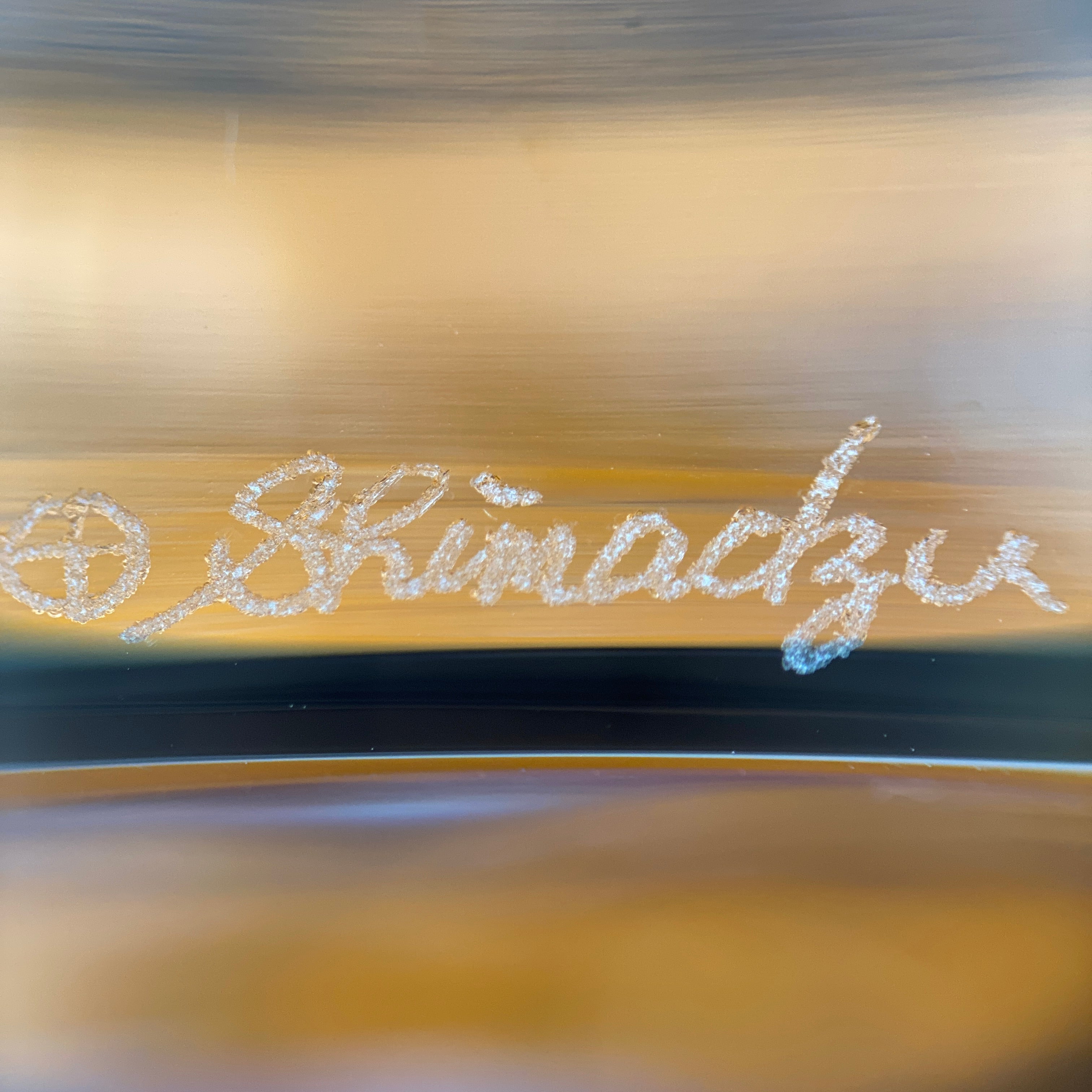 薩摩ガラス工芸 作_創作 島津薩摩切子_色被せガラス_オールドファッションズタンブラー_中古品