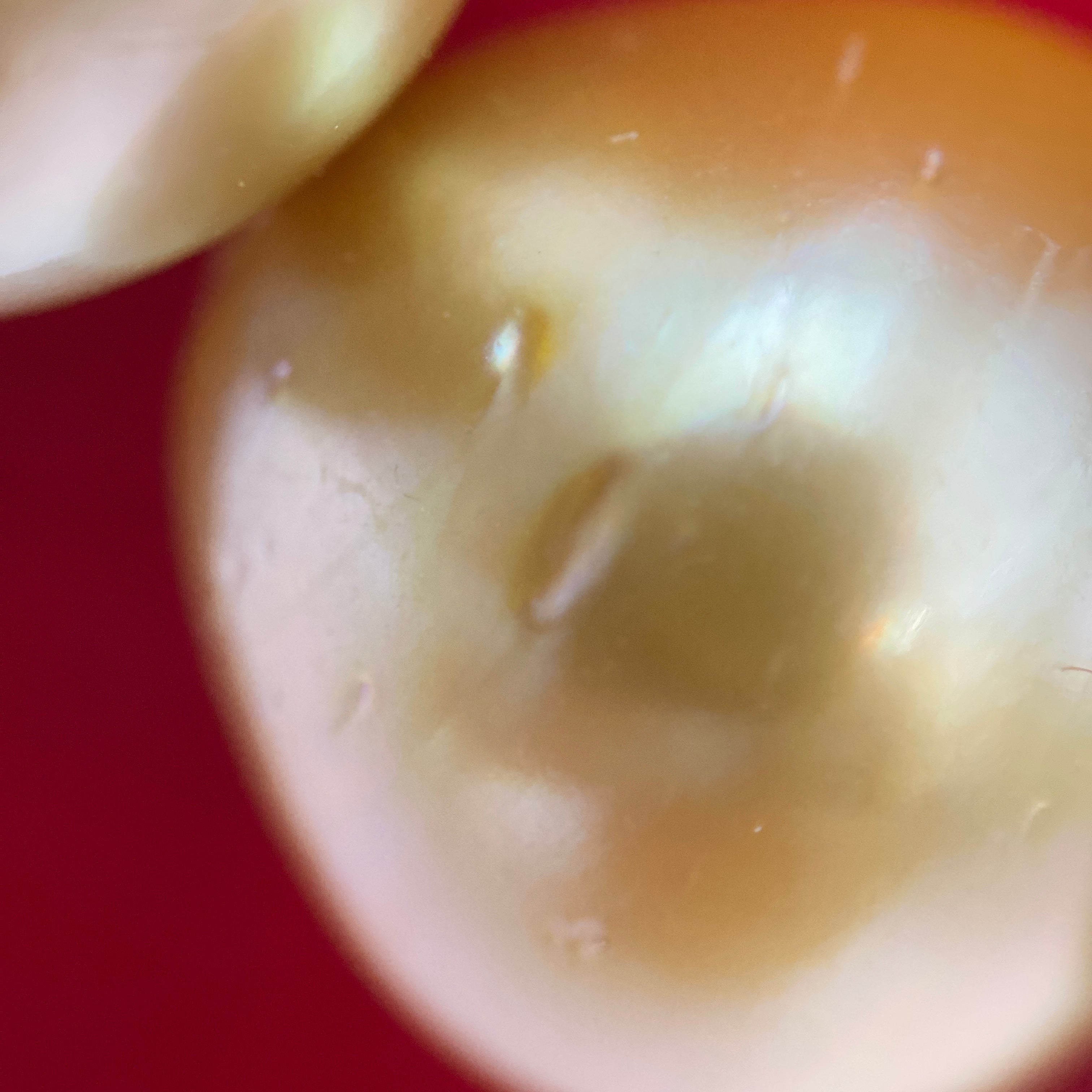 【送料無料】_ノンブランド_ゴールデンパール_ネックレス 11〜13.8㎜_中古品