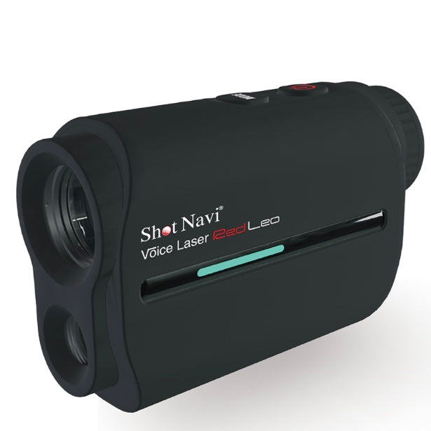 ShotNavi_( ショットナビ)_Voice Laser Red Leo BK_ゴルフ用レーザー距離測定器_未使用品