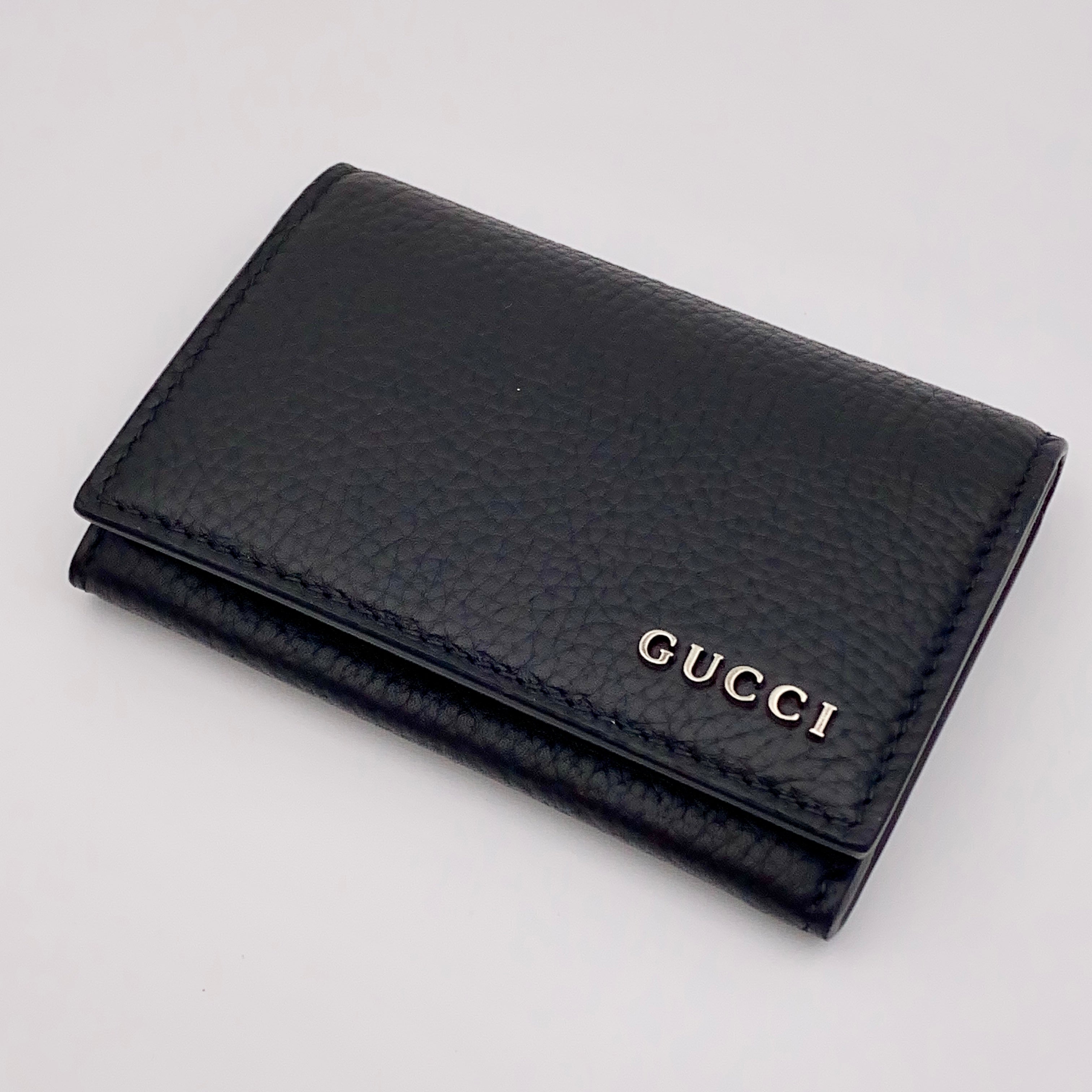 【送料無料】_ GUCCI _(グッチ)_ロゴ カードケース_771152AABXM 1000_中古品