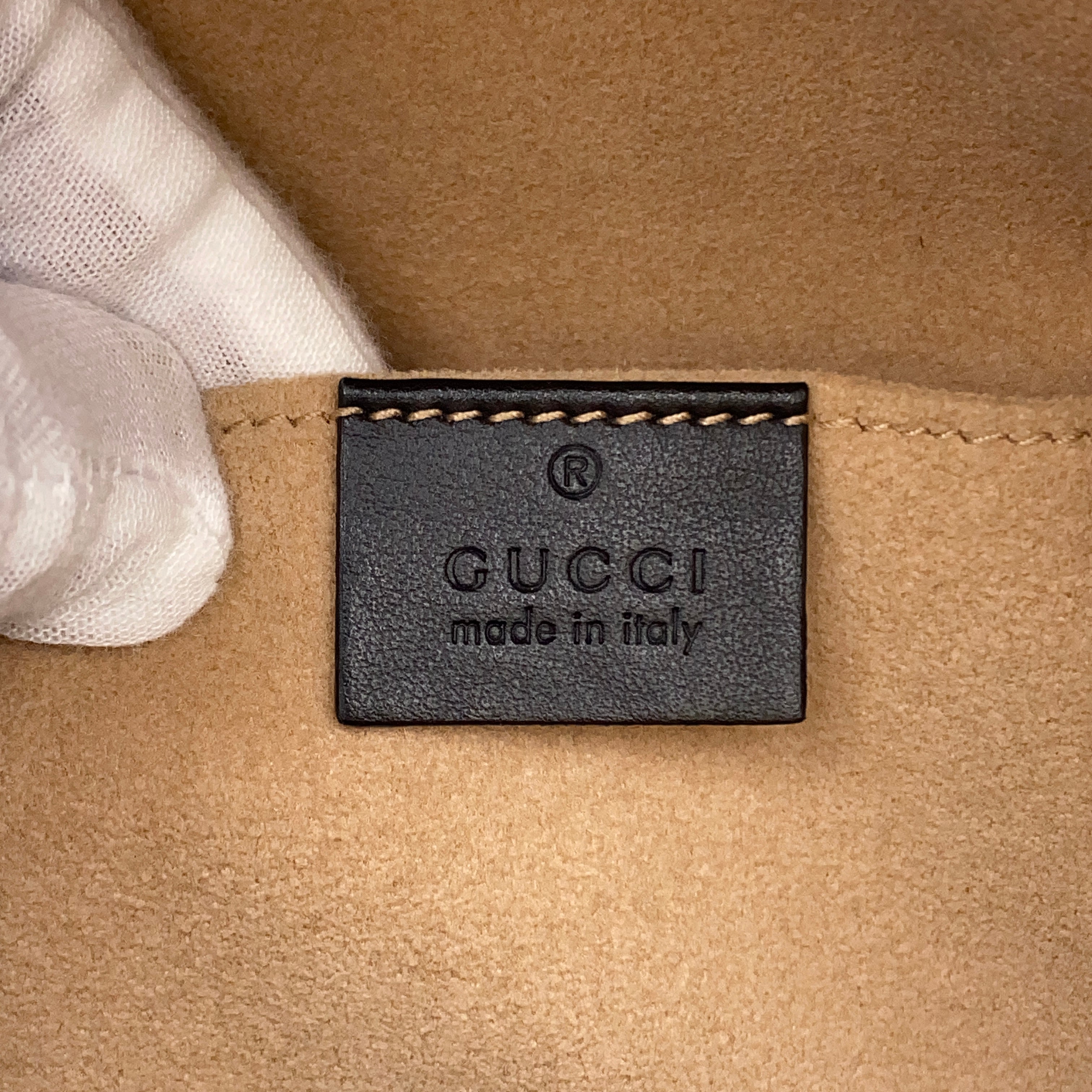 【送料無料】_ GUCCI_(グッチ)_GGマーモント キルティングレザー_ バックパック476671_中古品