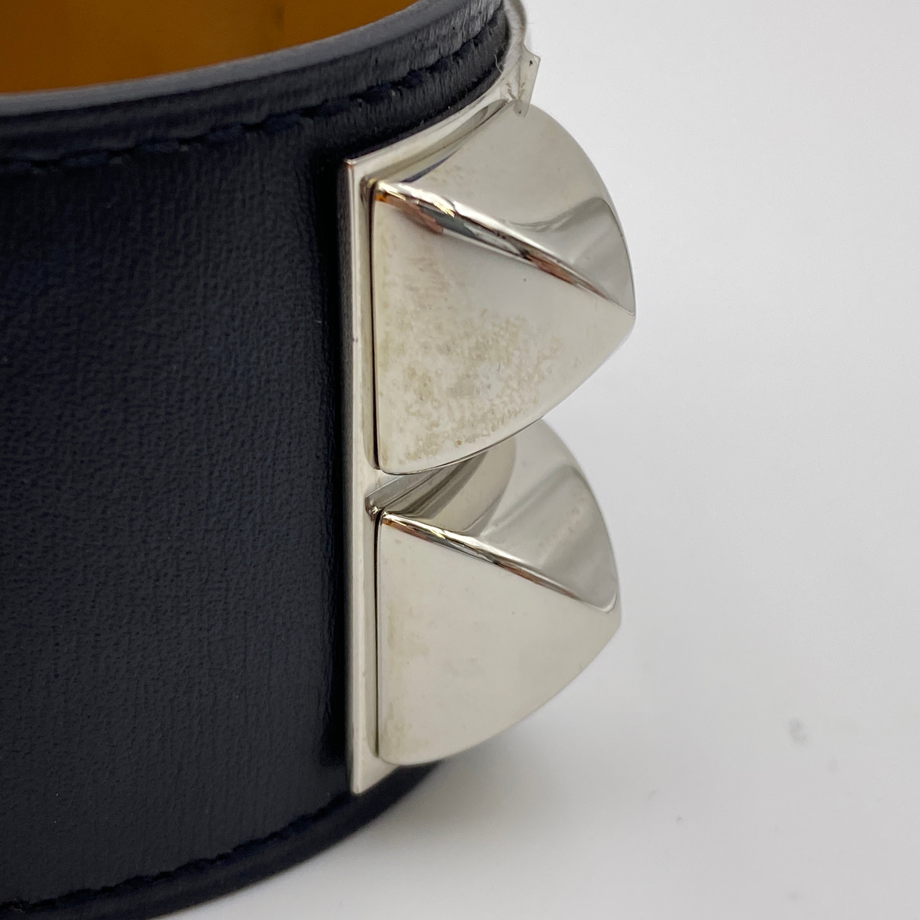 【送料無料】_ HERMES_(エルメス))_コリエドシアン _レザーブレスレット_□R刻印/Sサイズ_中古品