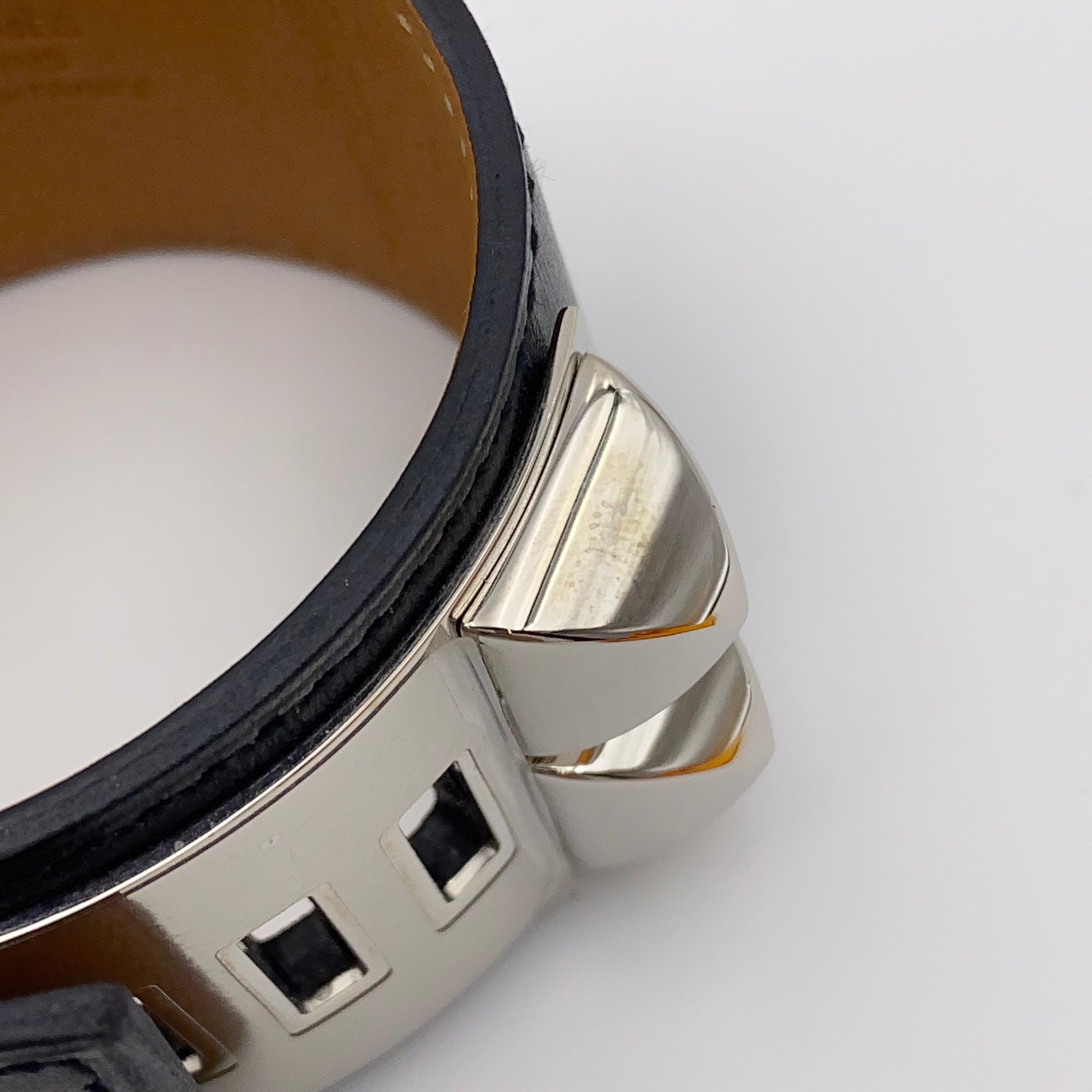 【送料無料】_ HERMES_(エルメス))_コリエドシアン _レザーブレスレット_□R刻印/Sサイズ_中古品