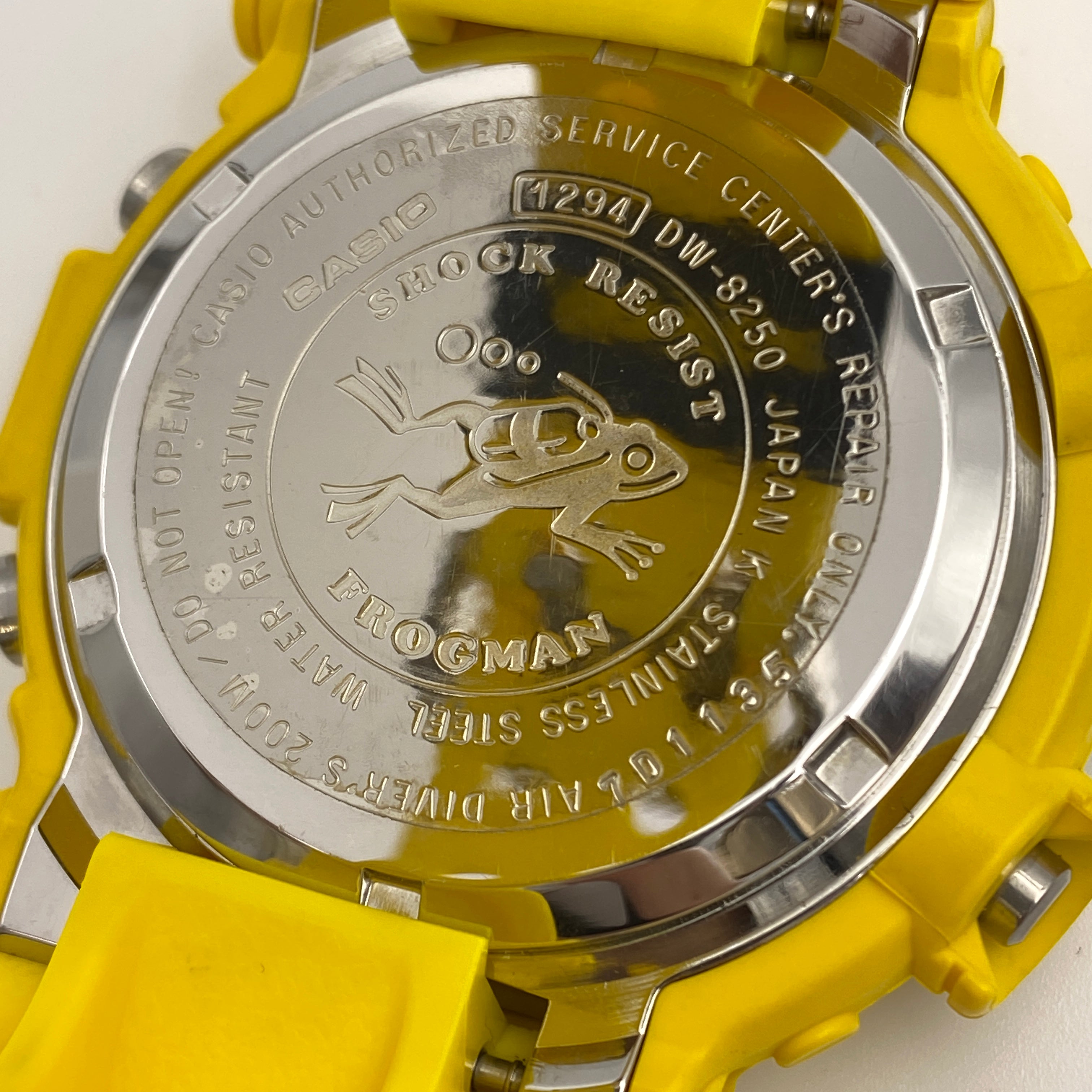 CASIO G-SHOCK_(カシオ Gショック)_FROGMAN_ DW-8250Y-9T_ 中古品