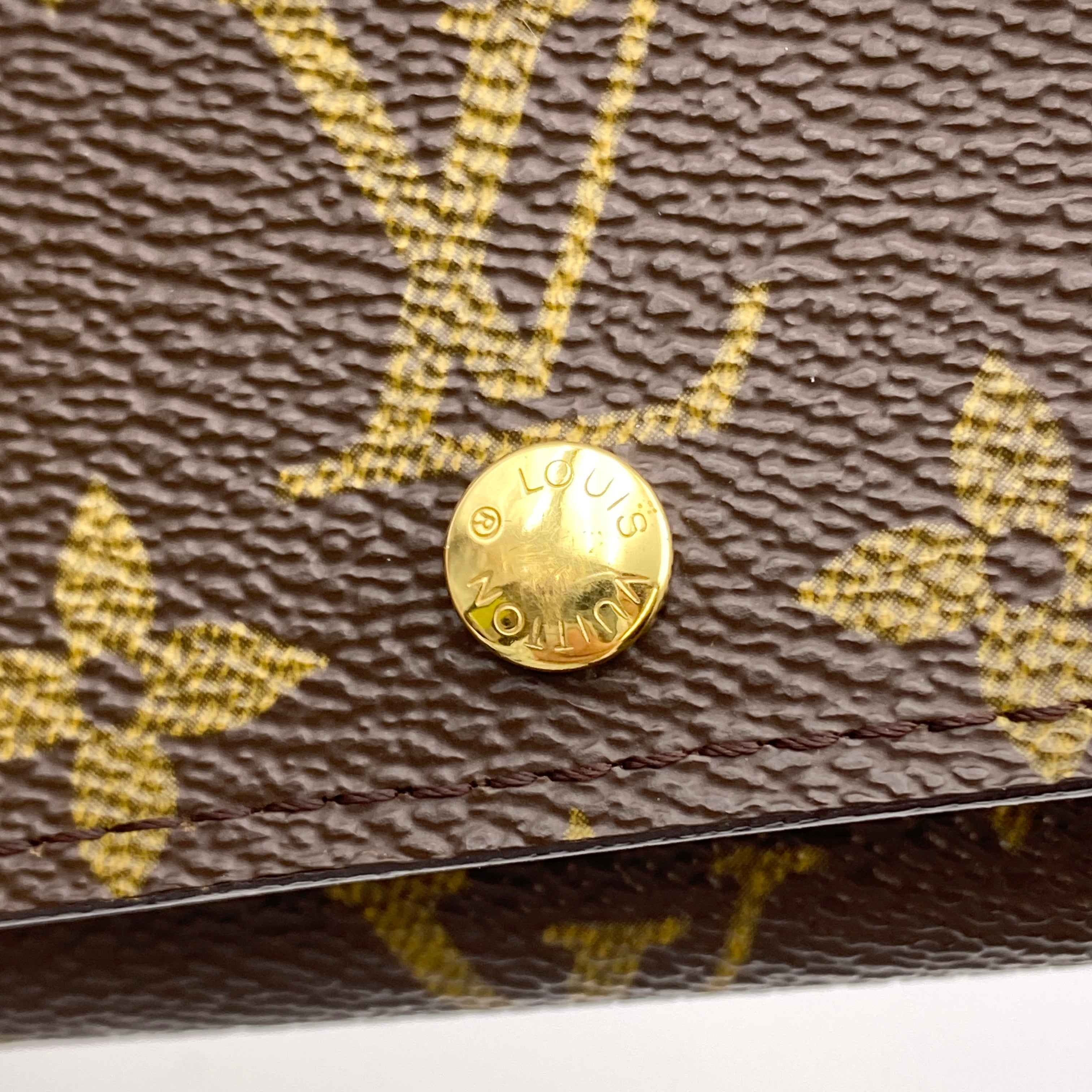 【送料無料】_ LOUIS VUITTON_(ルイヴィトン)_モノグラム財布_ポルトモネ・ビエ トレゾール_M61730_中古品