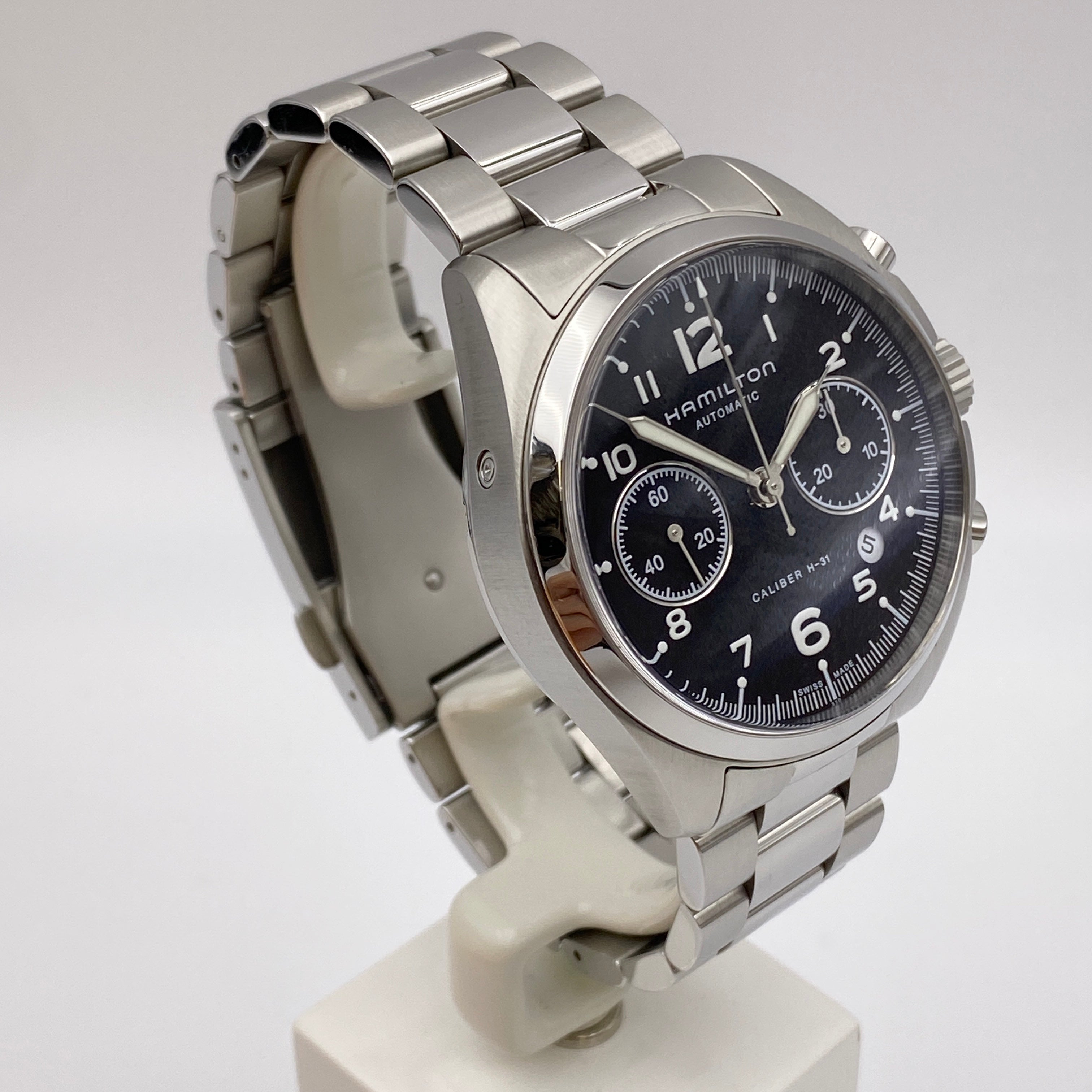【送料無料】_ HAMILTON_(ハミルトン)_カーキ アビエーション _PILOT PIONEER AUTO CHRONO _H76416135_中古品