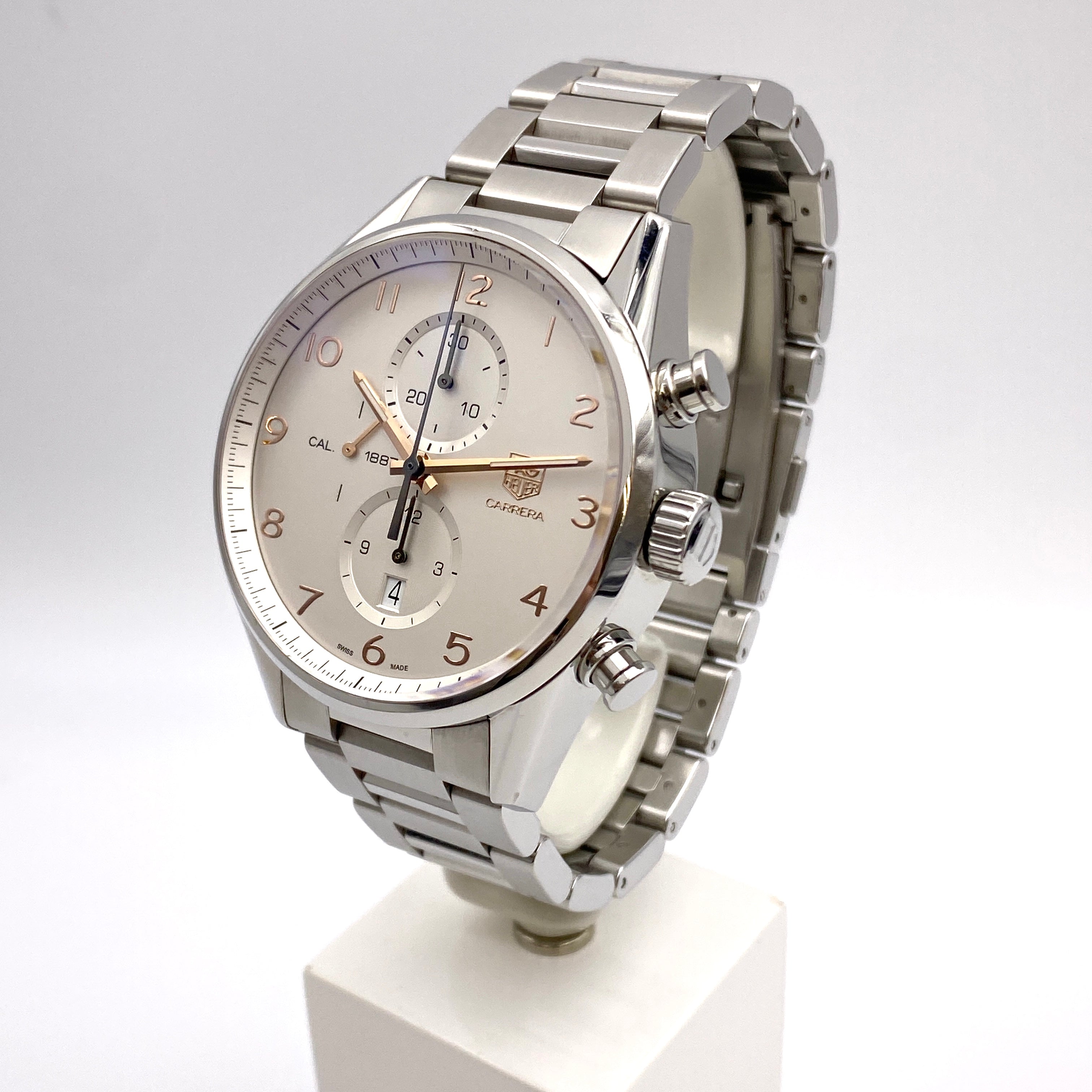 【送料無料】_TAG HEUER_(タグホイヤー)_カレラ クロノグラフ_キャリバー1887 AT_CAR2012_中古品