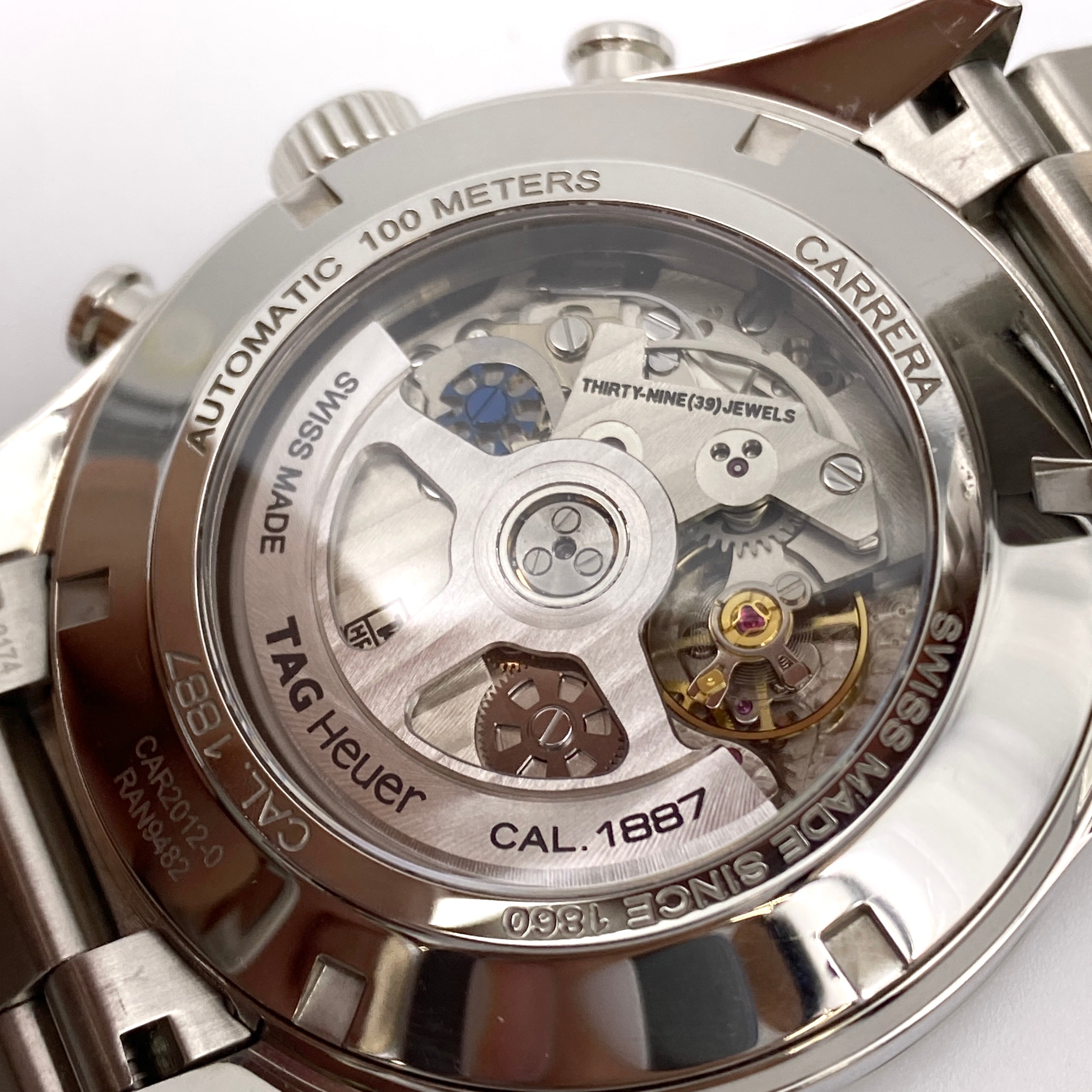 【送料無料】_TAG HEUER_(タグホイヤー)_カレラ クロノグラフ_キャリバー1887 AT_CAR2012_中古品