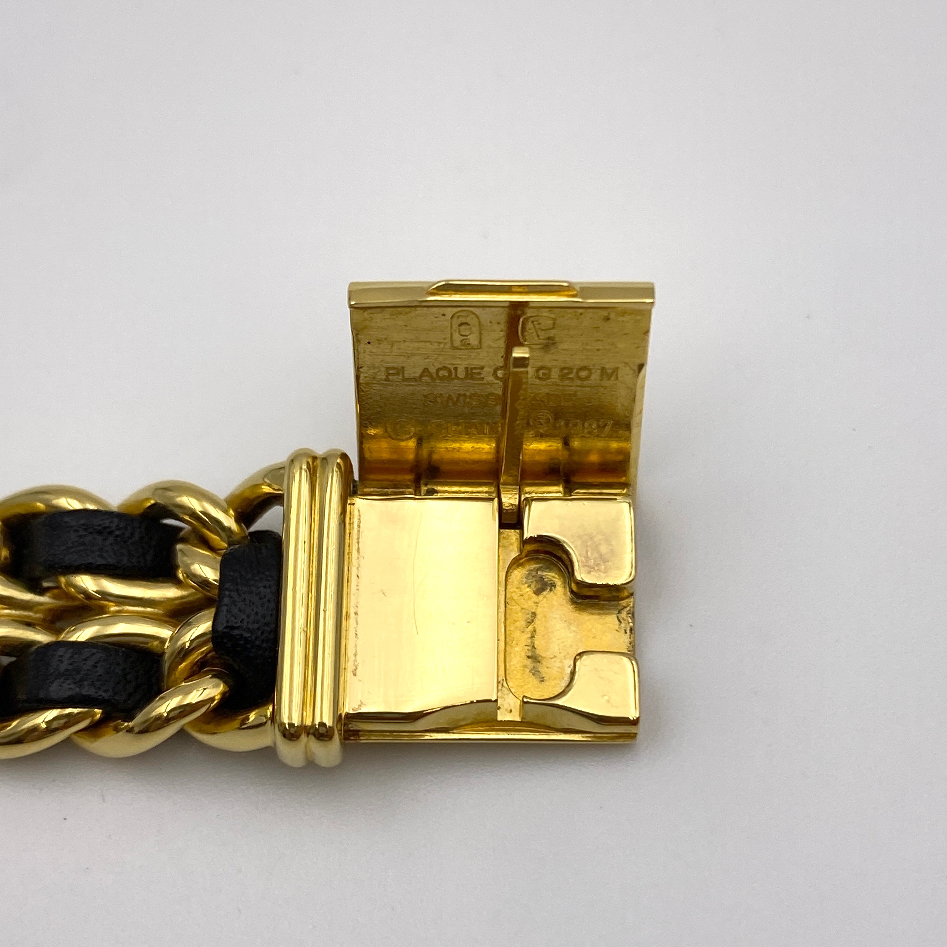 CHANEL_(シャネル)_プルミエール_Mサイズ QZ_レザーベルト_中古品