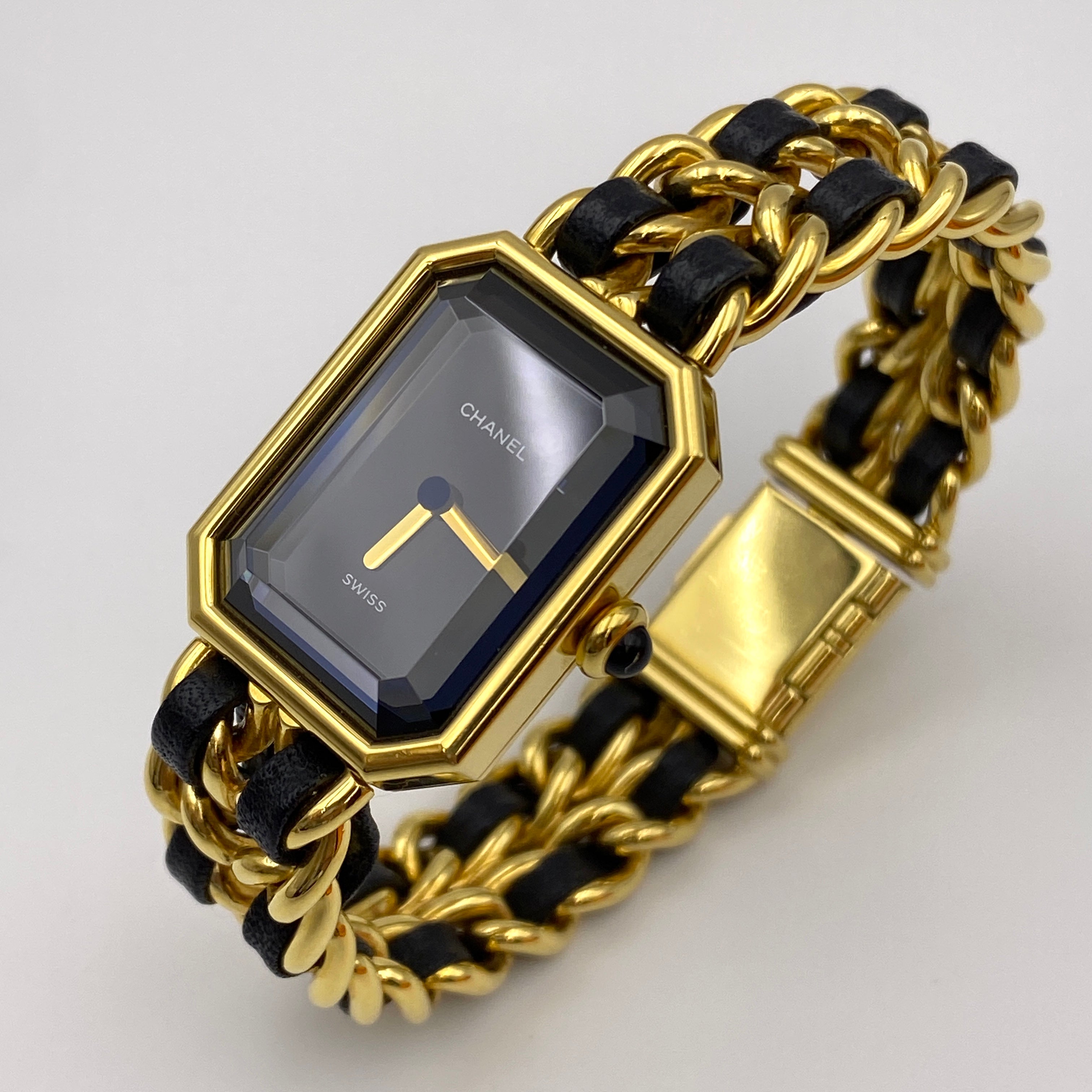 CHANEL_(シャネル)_プルミエール_Mサイズ QZ_レザーベルト_中古品