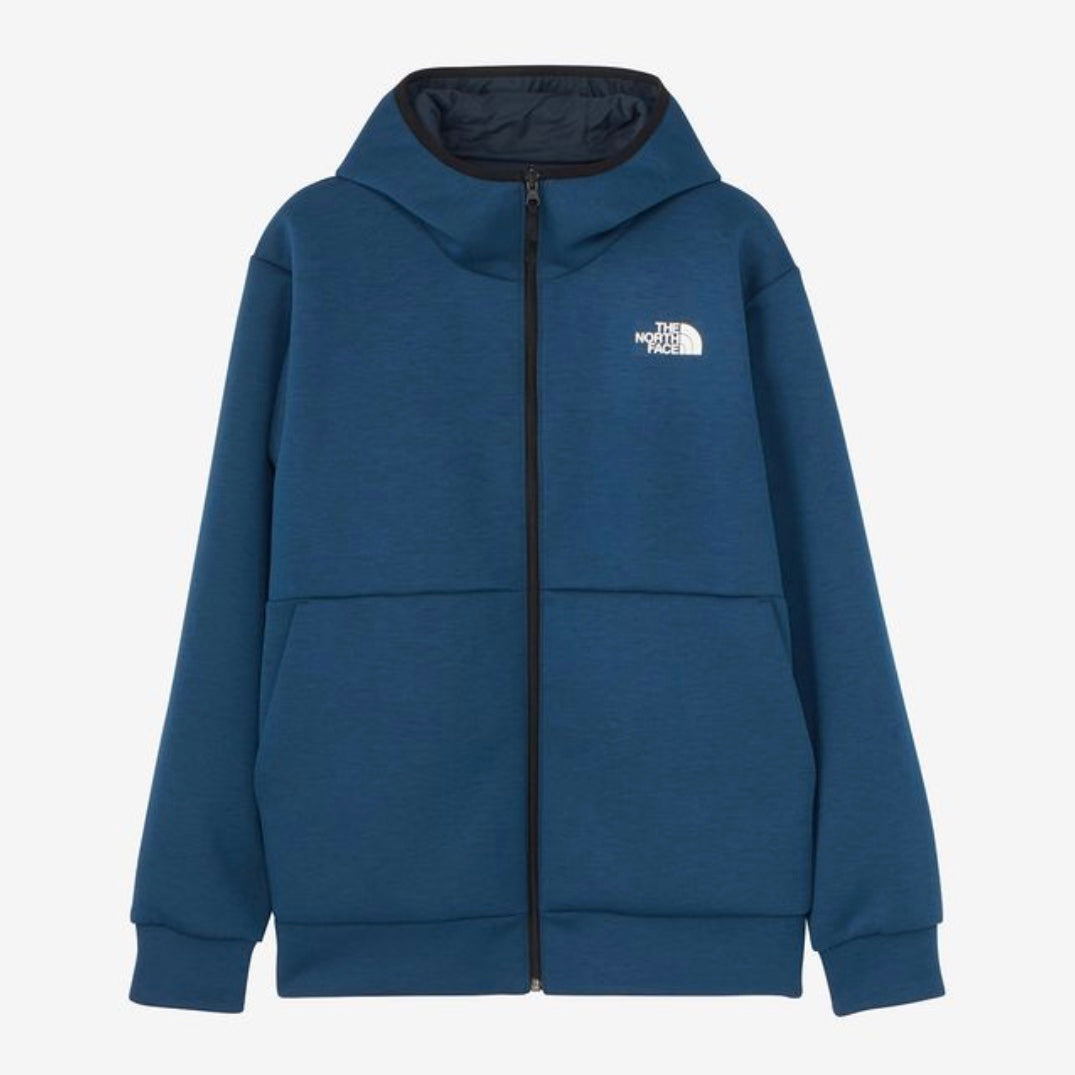 【送料無料】_ THE NORTH FACE_(ザ・ノースフェイス)_リバーシブルテックエアーフーディ(メンズ)_NT62289ネイビーxブルー _Mサイズ 未使用品