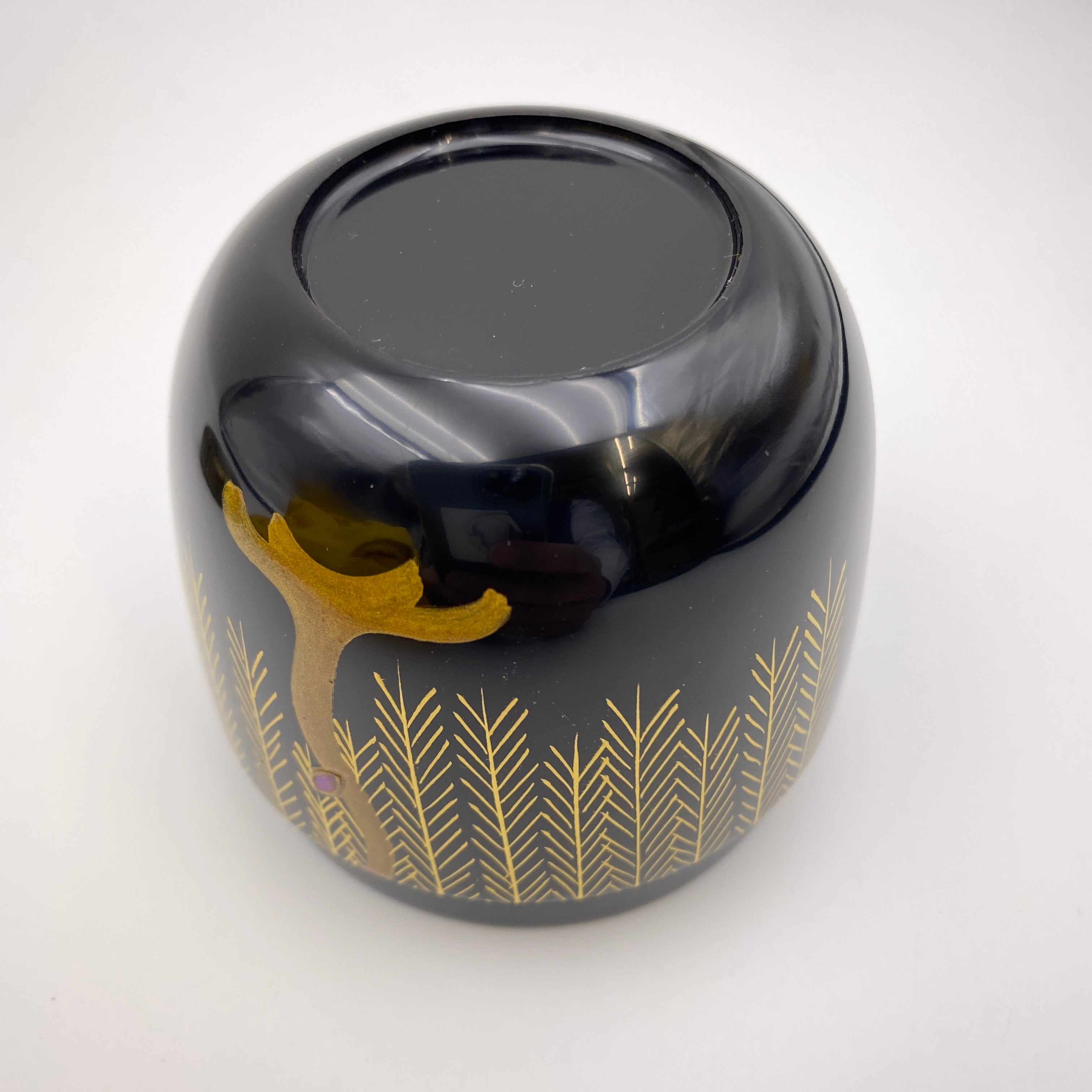 【送料無料】_ 宮田宗景 _なつめ 茶道具 _柳蒔絵 中棗 宗景 _中古品