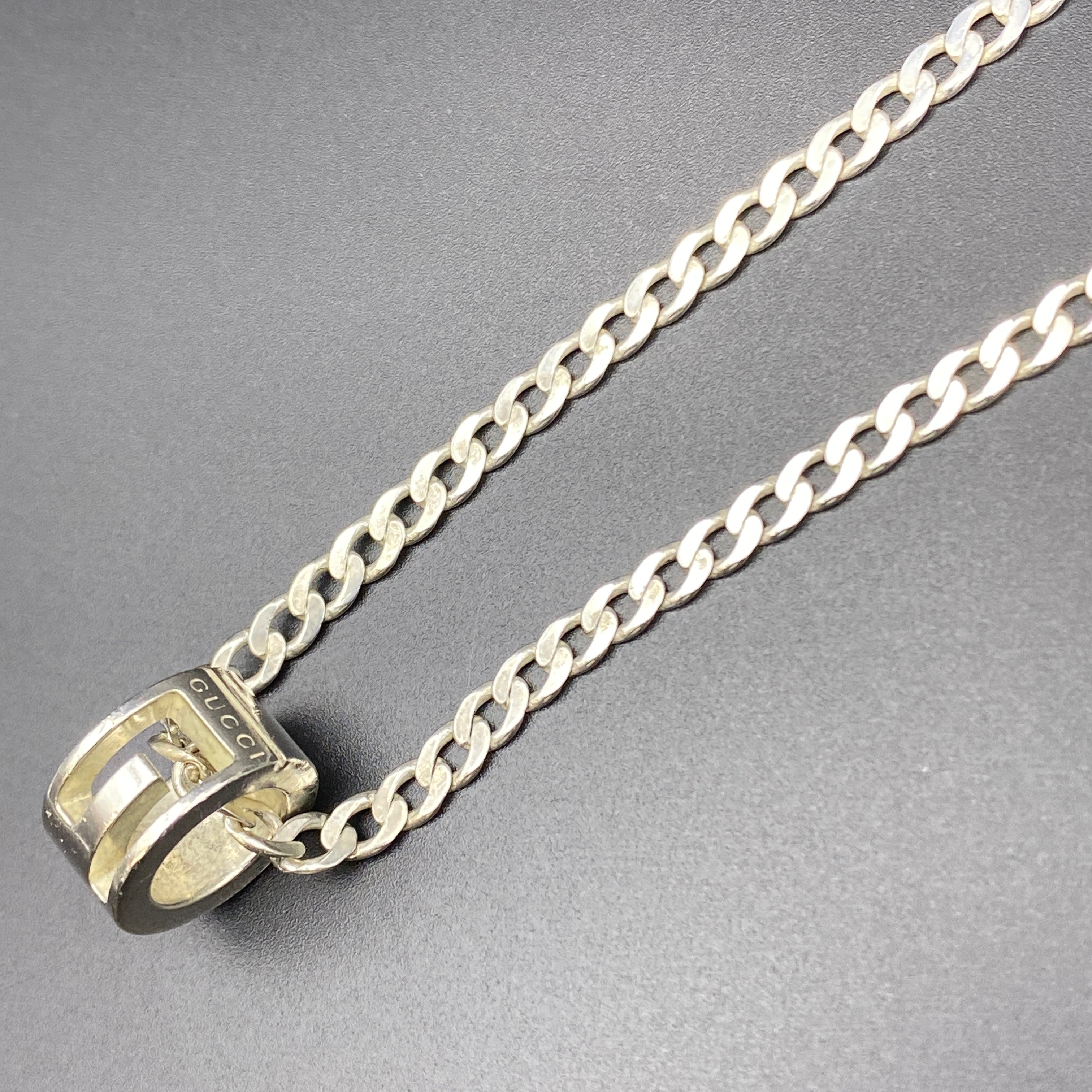 GUCCI_(グッチ)_Gリングペンダント ネックレス_SV925 _中古品