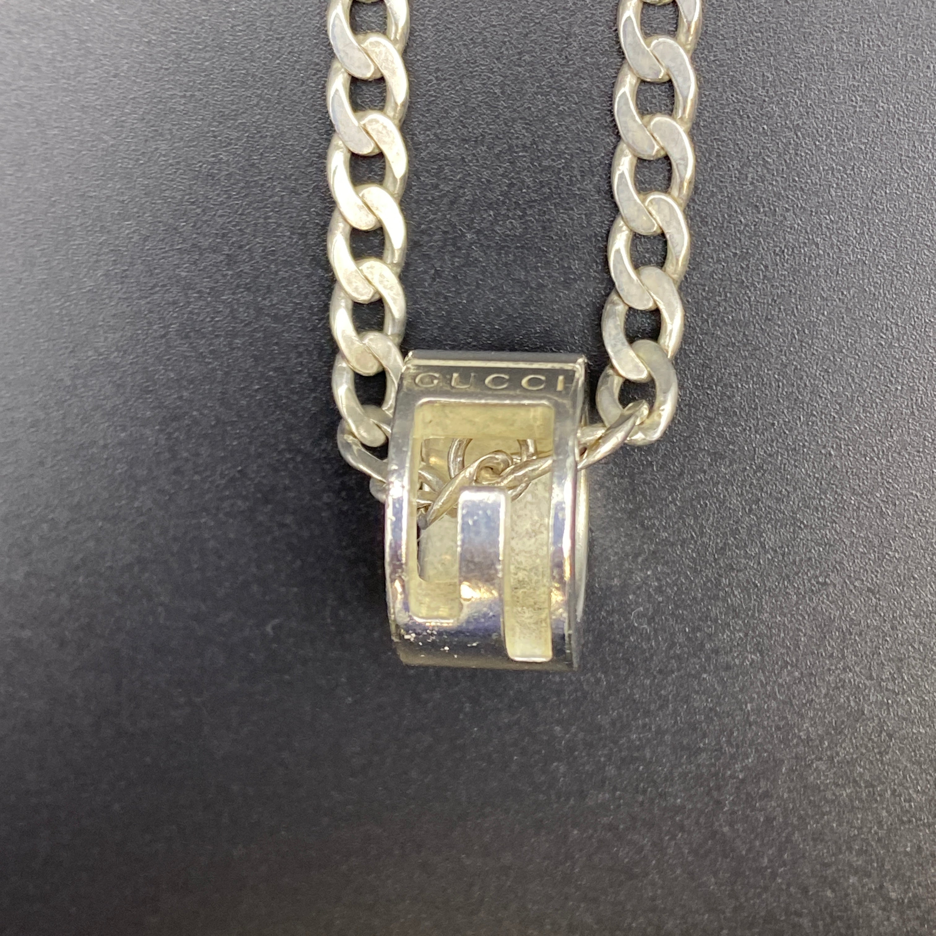 GUCCI_(グッチ)_Gリングペンダント ネックレス_SV925 _中古品