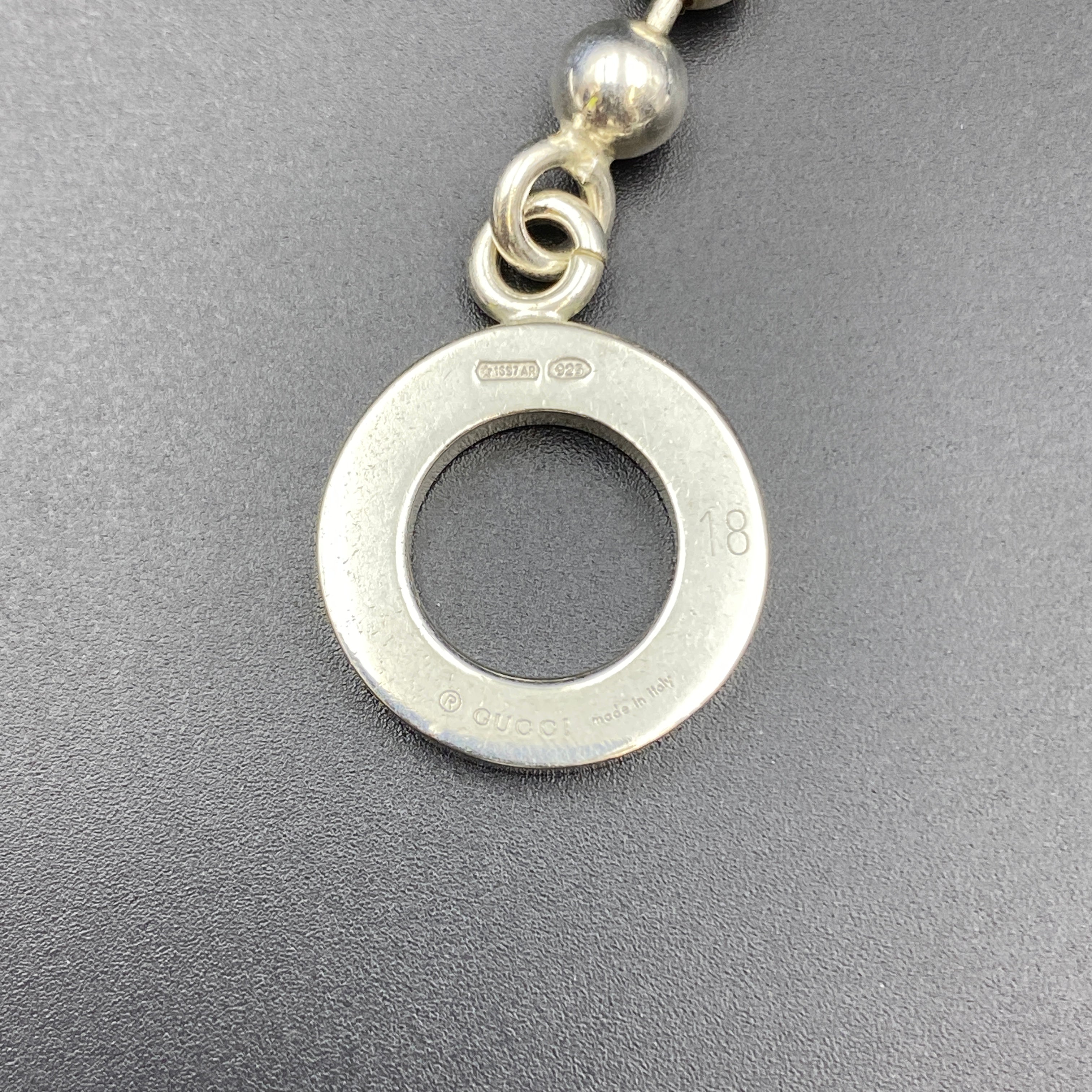 【送料無料】_ GUCCI_(グッチ)_ボールチェーンブレスレット _SV925 _中古品