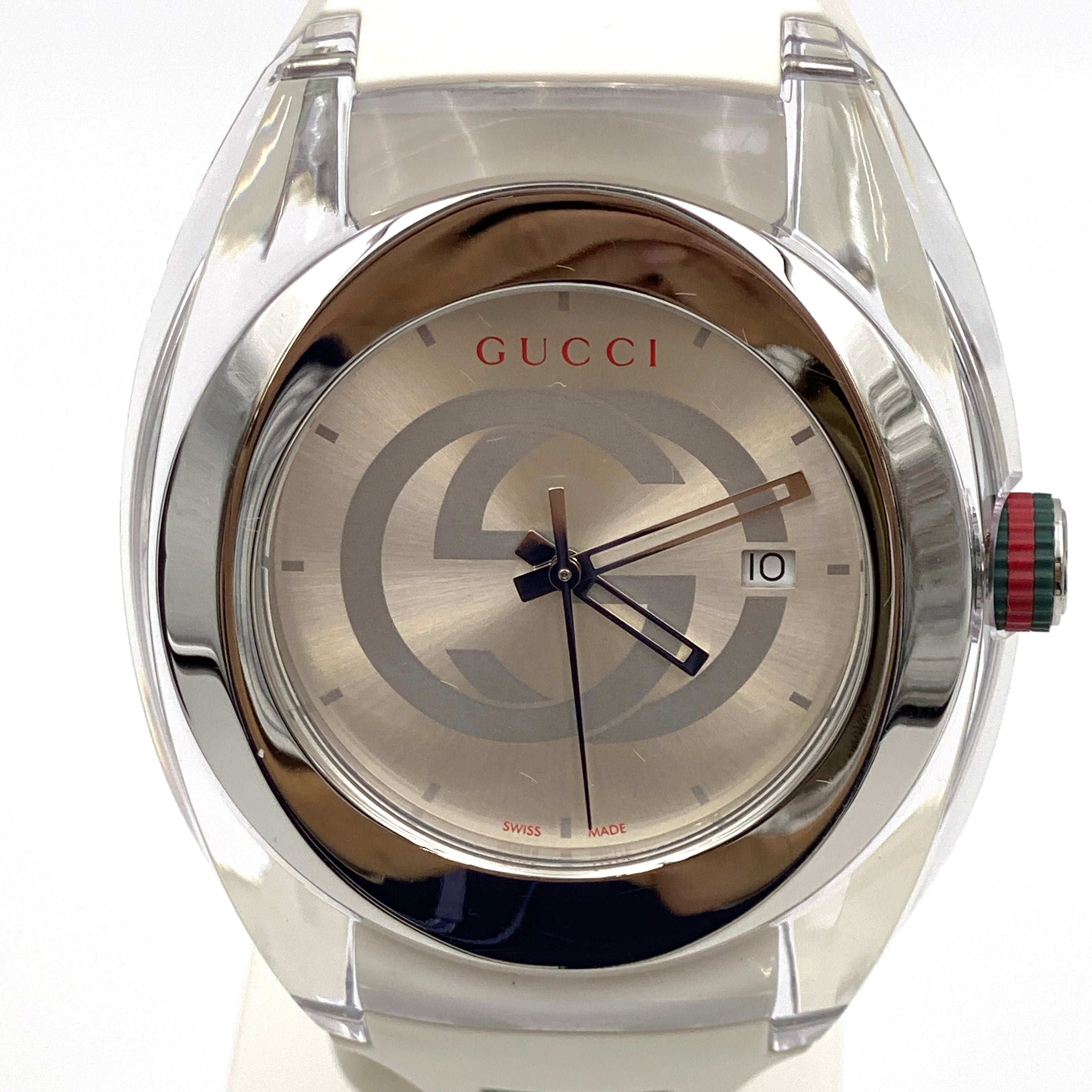 【送料無料】_GUCCI_(グッチ)_SYNC シンク_YA137102A_QZ 腕時計_中古品