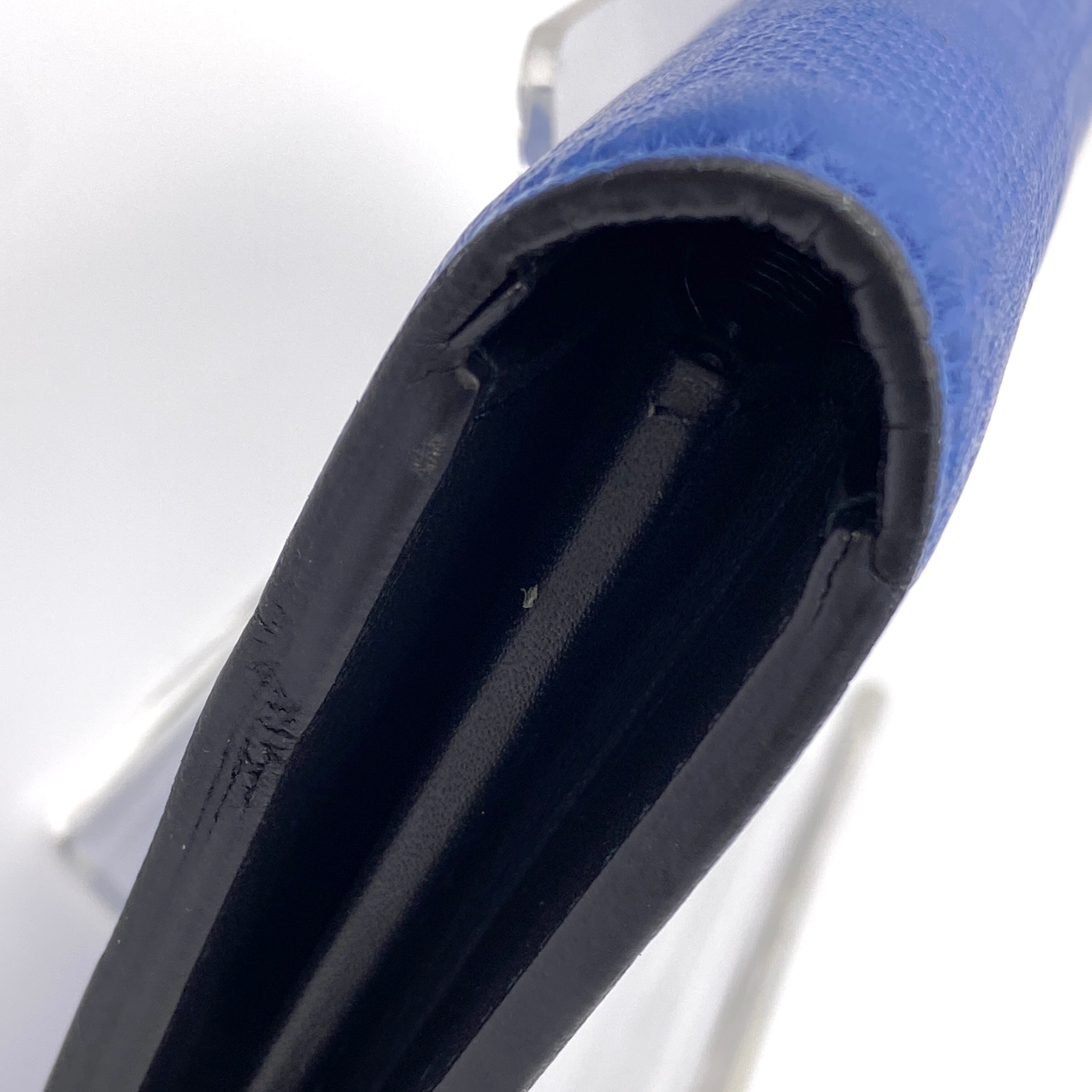 【送料無料】_ LOUIS VUITTON_(ルイヴィトン)_ダミエアンフィニ ポルトフォイユ ブラザ _ 長財布 ネオン ブルー _N60081_ 中古品