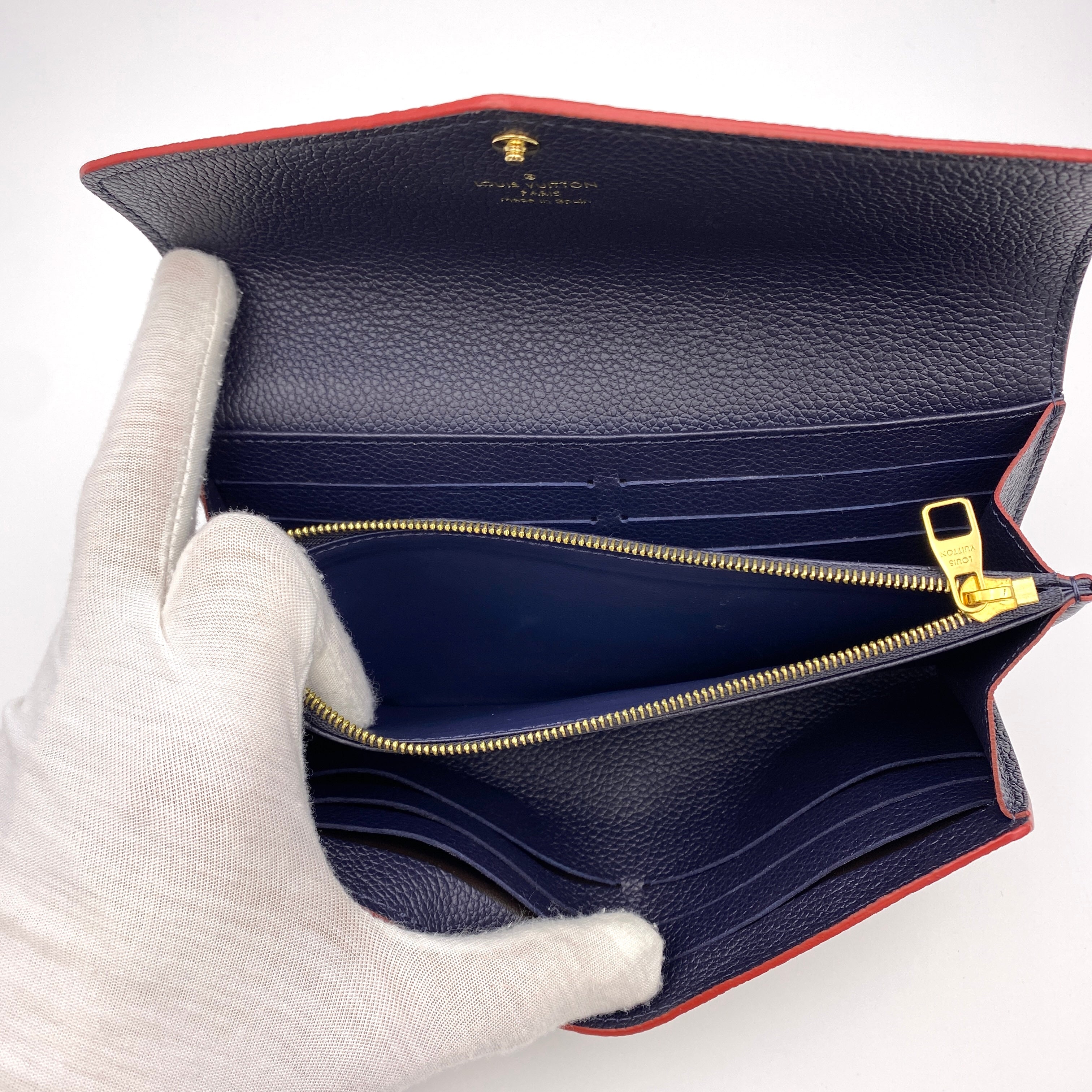 LOUIS VUITTON_(ルイヴィトン)_モノグラムアンプラント _ポルトフォイユサラ_ M62125マリーヌルージュ_中古品