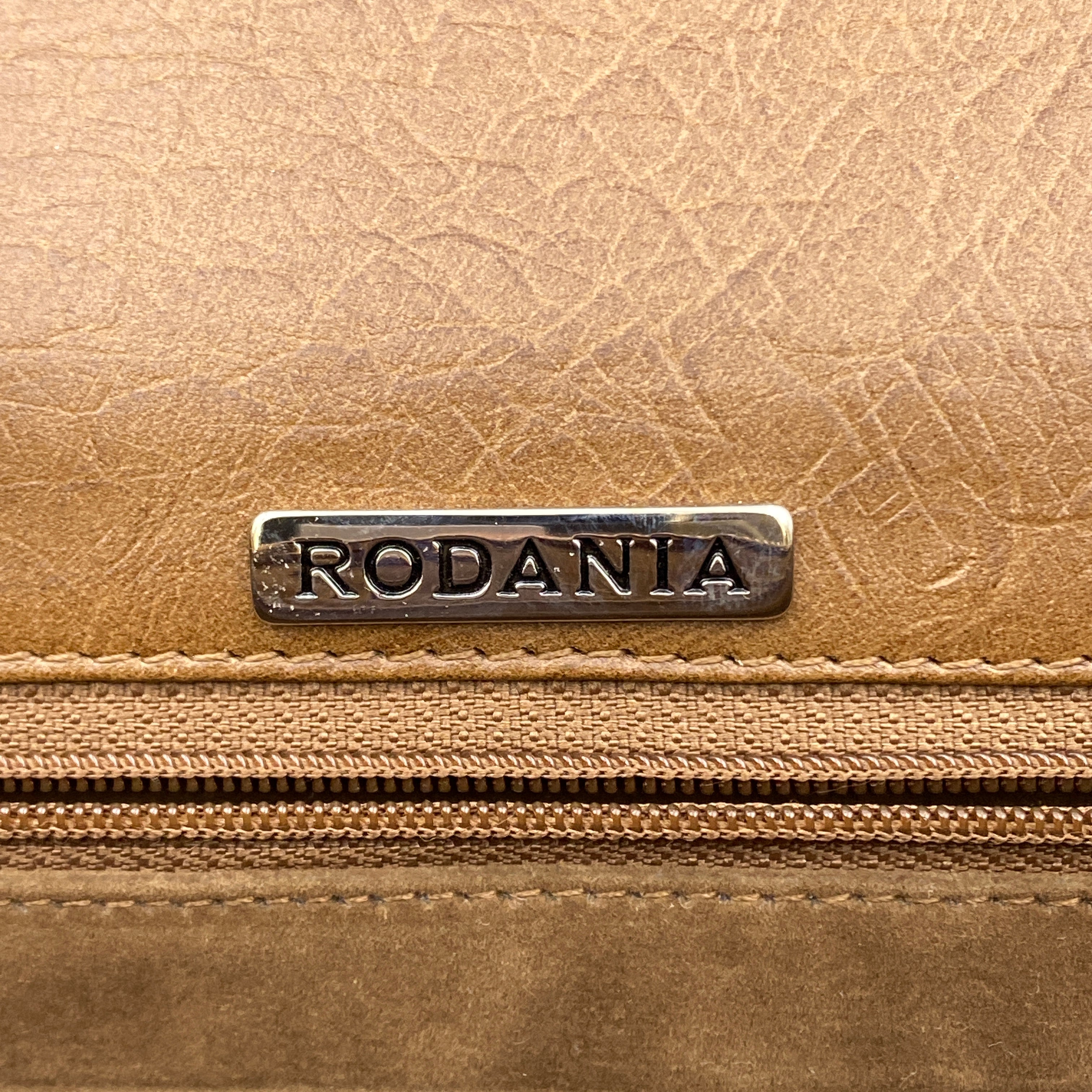 【送料無料】_ RODANIA_(ロダニア)_オーストリッチ_ セカンドバッグ _中古品