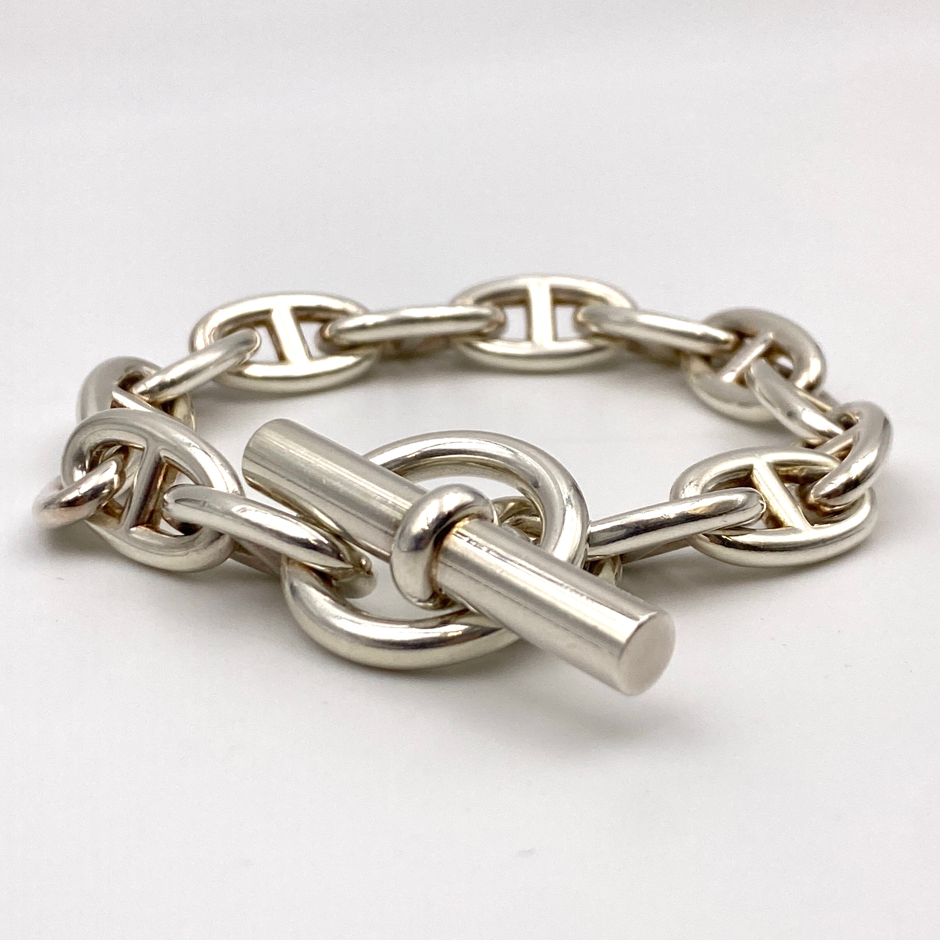 HERMES_(エルメス)_シェーヌダンクルGM _14コマ SV925_ブレスレット/バングル _中古品