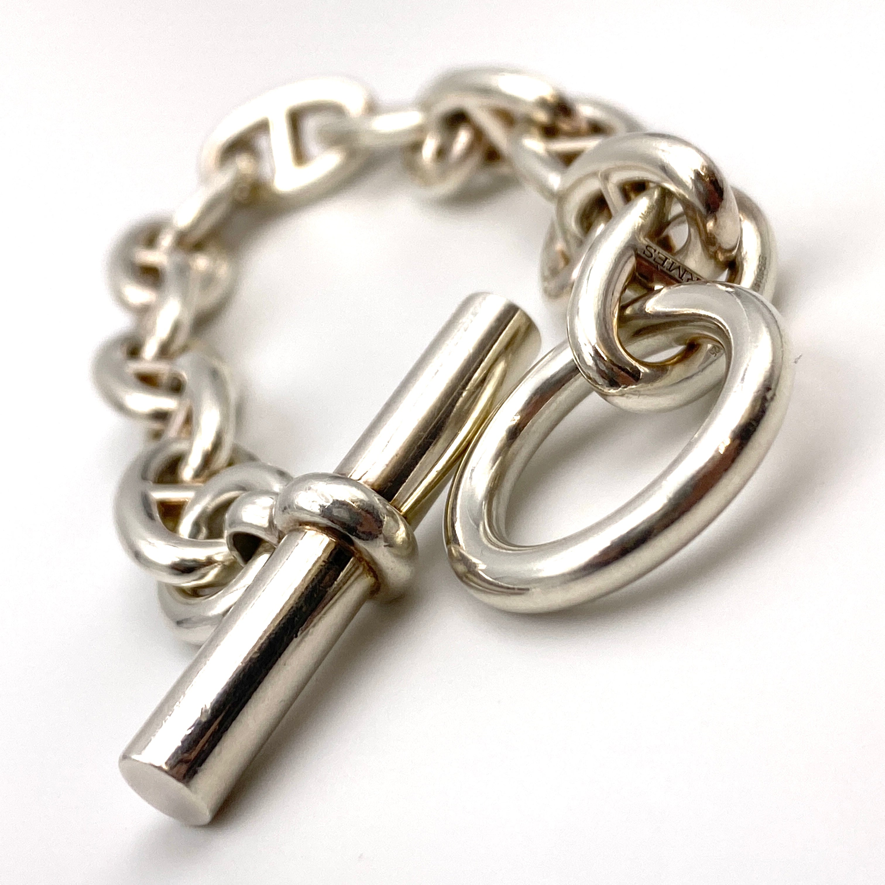 HERMES_(エルメス)_シェーヌダンクルGM _14コマ SV925_ブレスレット/バングル _中古品