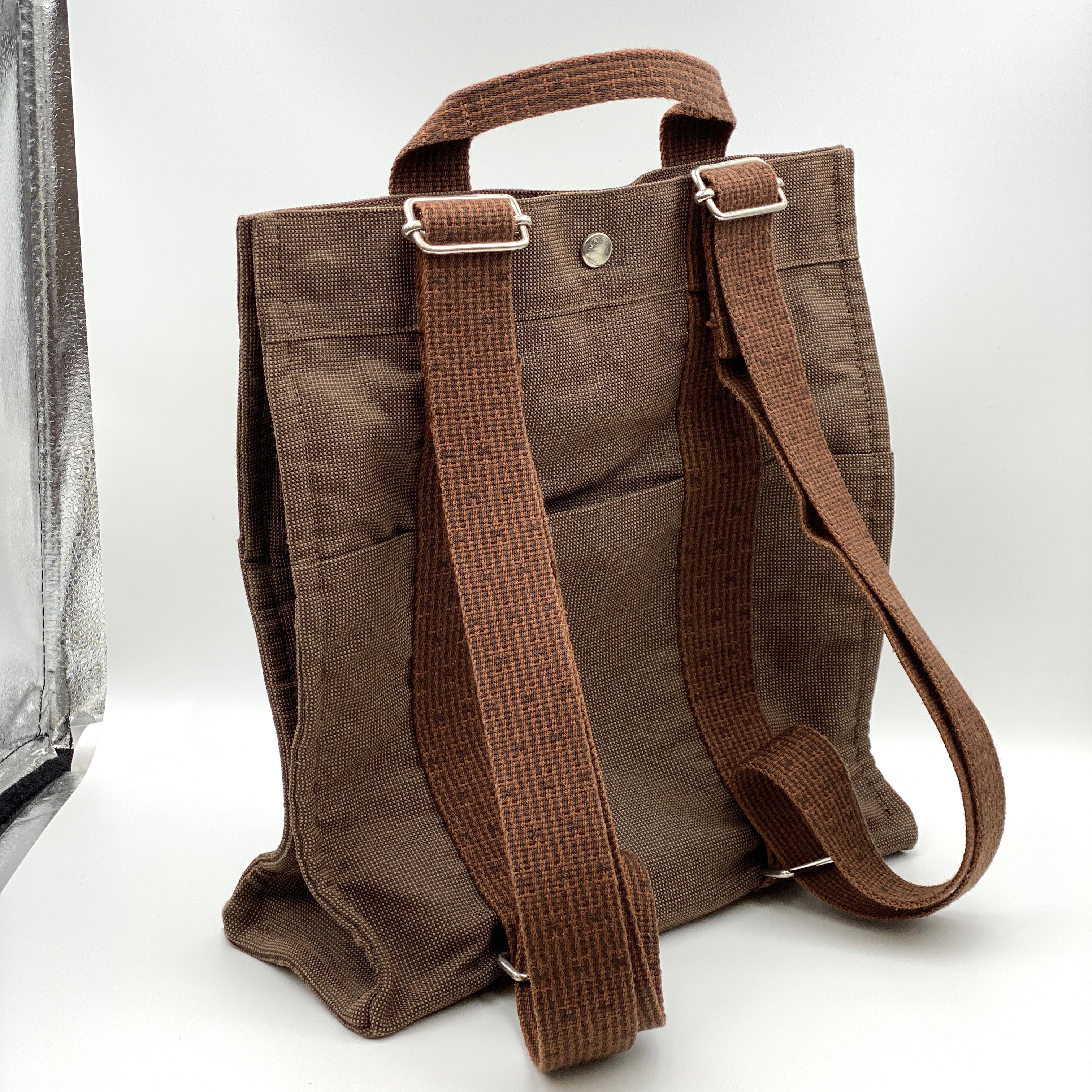 【送料無料】_ HERMES_(エルメス)_エールライン アドMM _ブラウン/SV _中古品