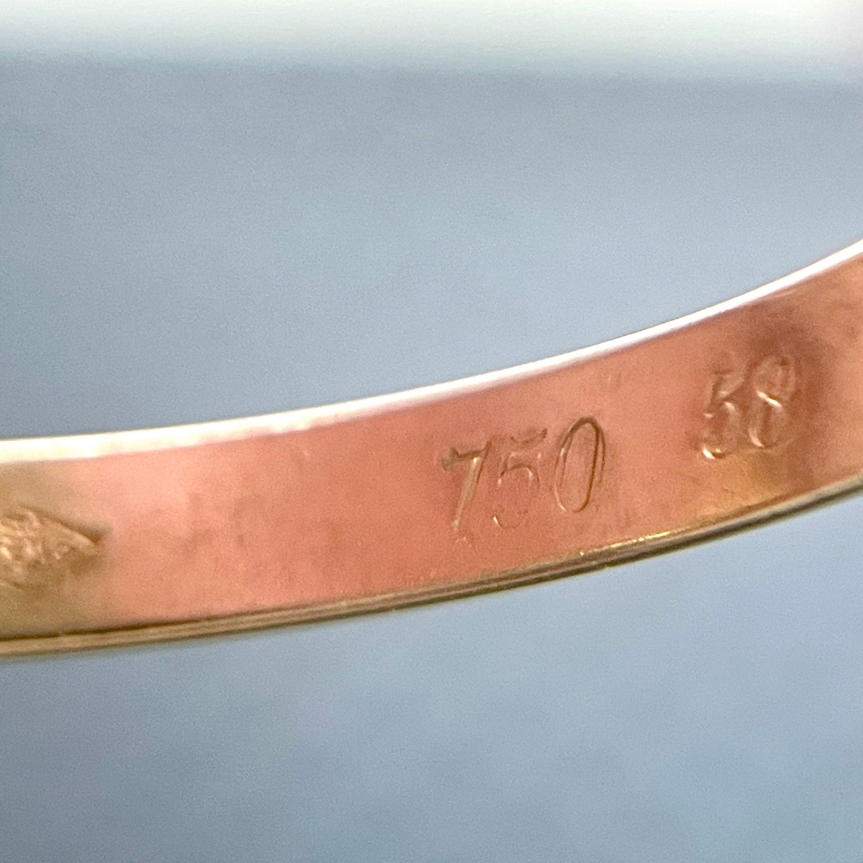 【送料無料】_Cartier_(カルティエ)_トリニティ(K18YG/PG/WG)_5連リング #58_中古品