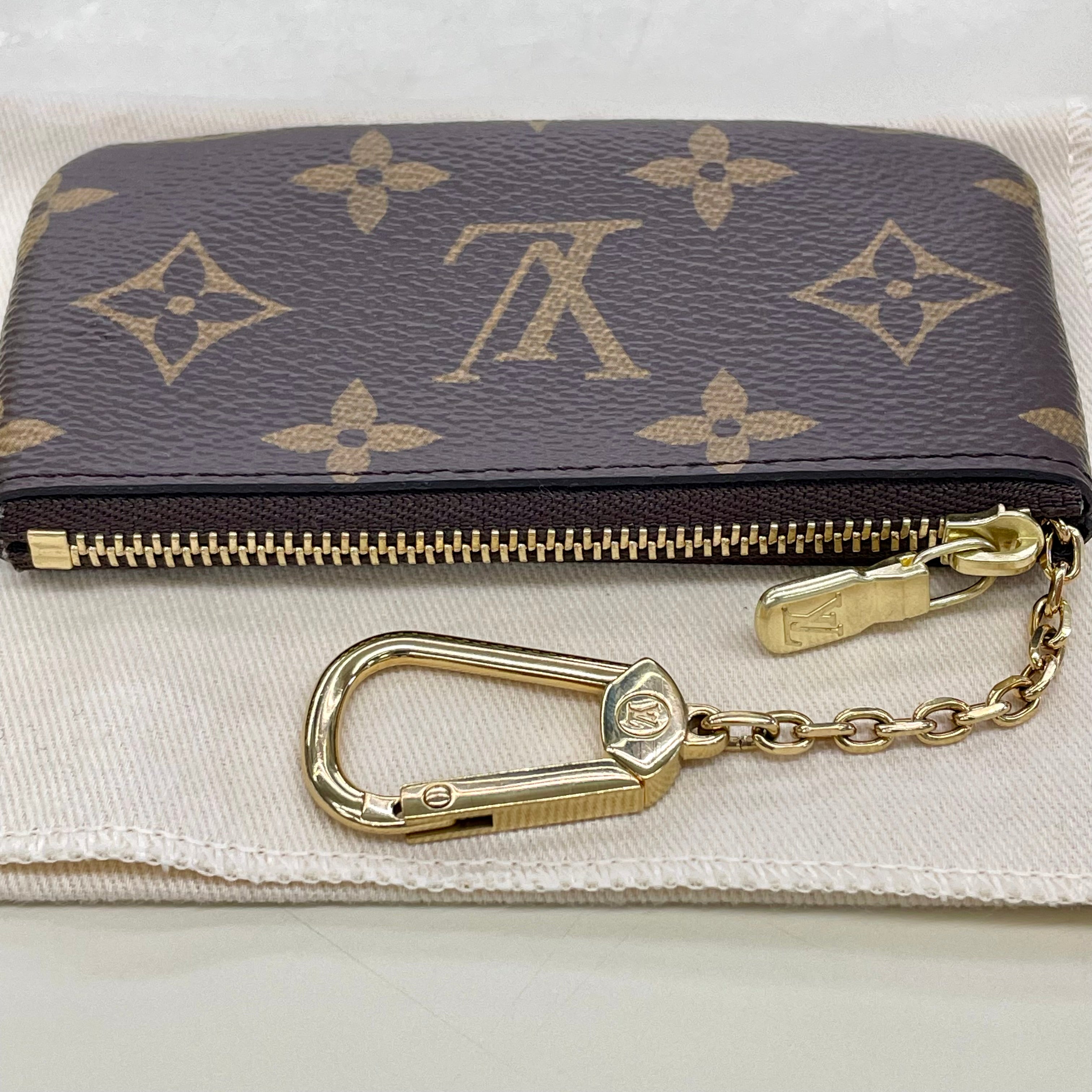 LOUIS VUITTON _(ルイヴィトン) _モノグラム カードキーケース _ポシェット・クレ M62650 _中古品