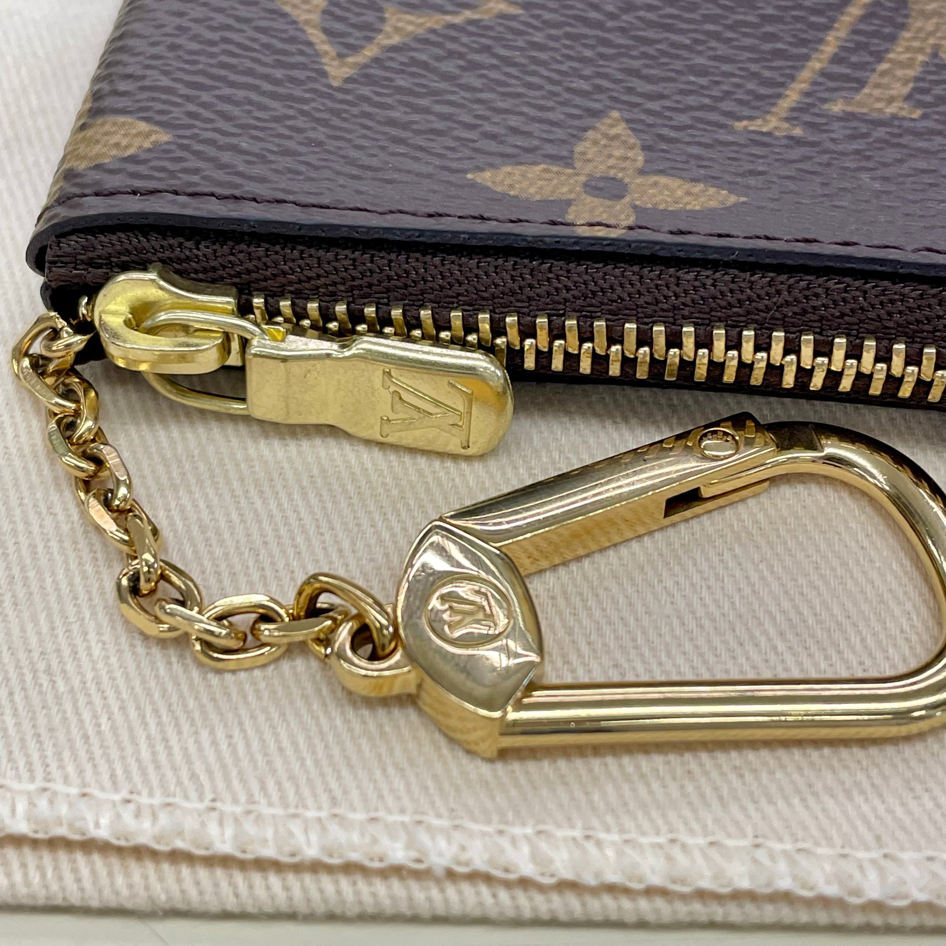 LOUIS VUITTON _(ルイヴィトン) _モノグラム カードキーケース _ポシェット・クレ M62650 _中古品