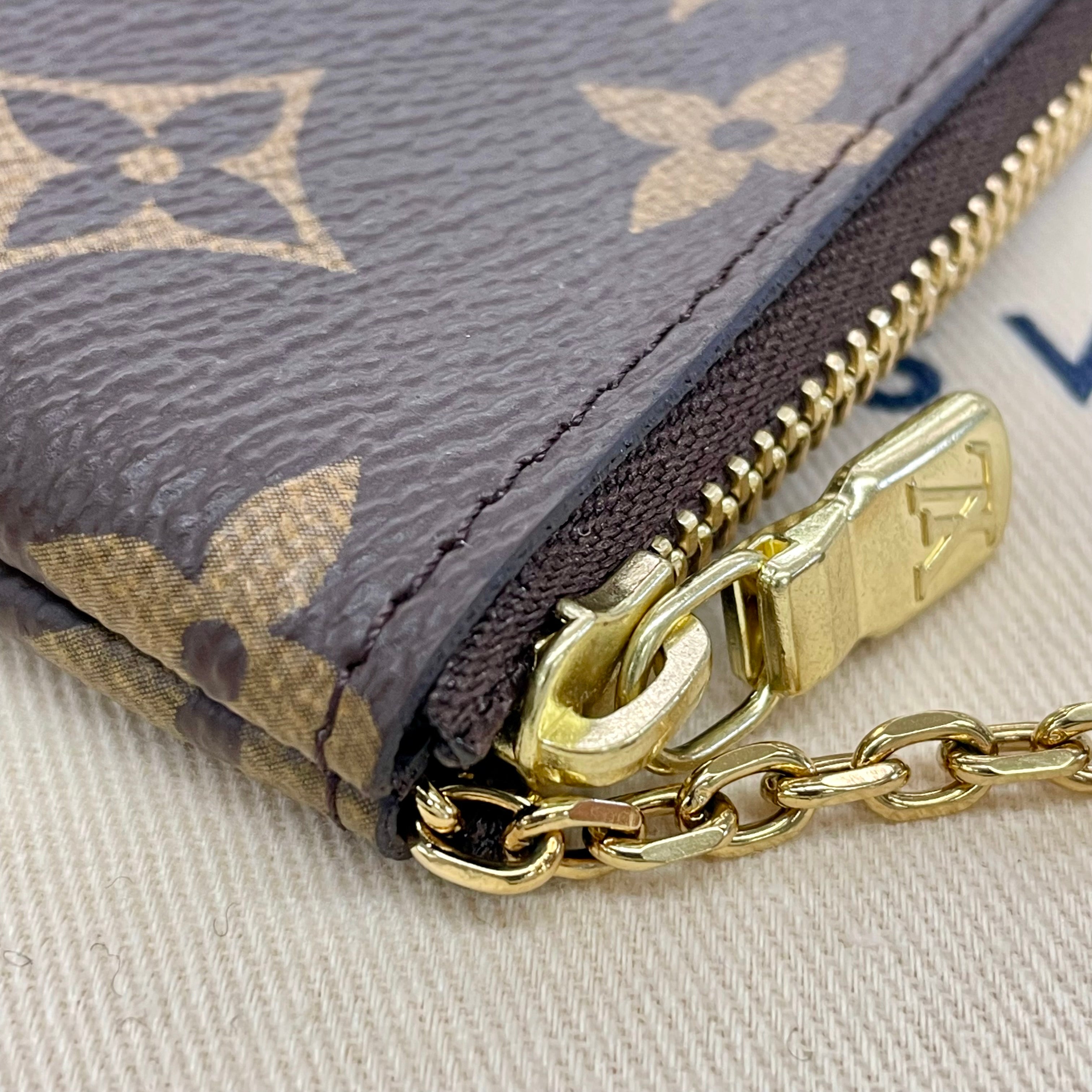 LOUIS VUITTON _(ルイヴィトン) _モノグラム カードキーケース _ポシェット・クレ M62650 _中古品