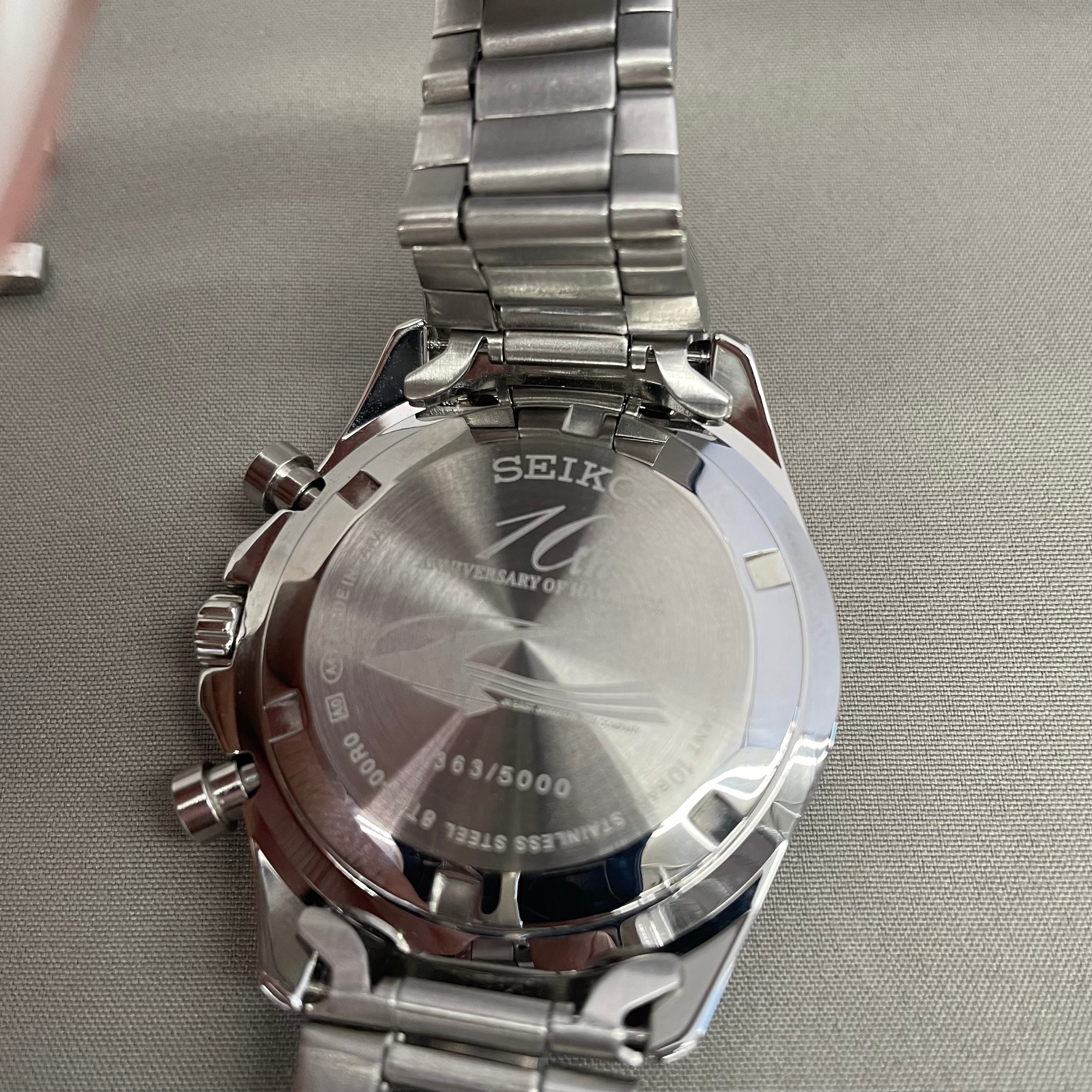 【送料無料】_SEIKO _(セイコー) _E5系はやぶさ10周年記念ウォッチ_ 8T63-00R0 5000本限定 腕時計 _中古品