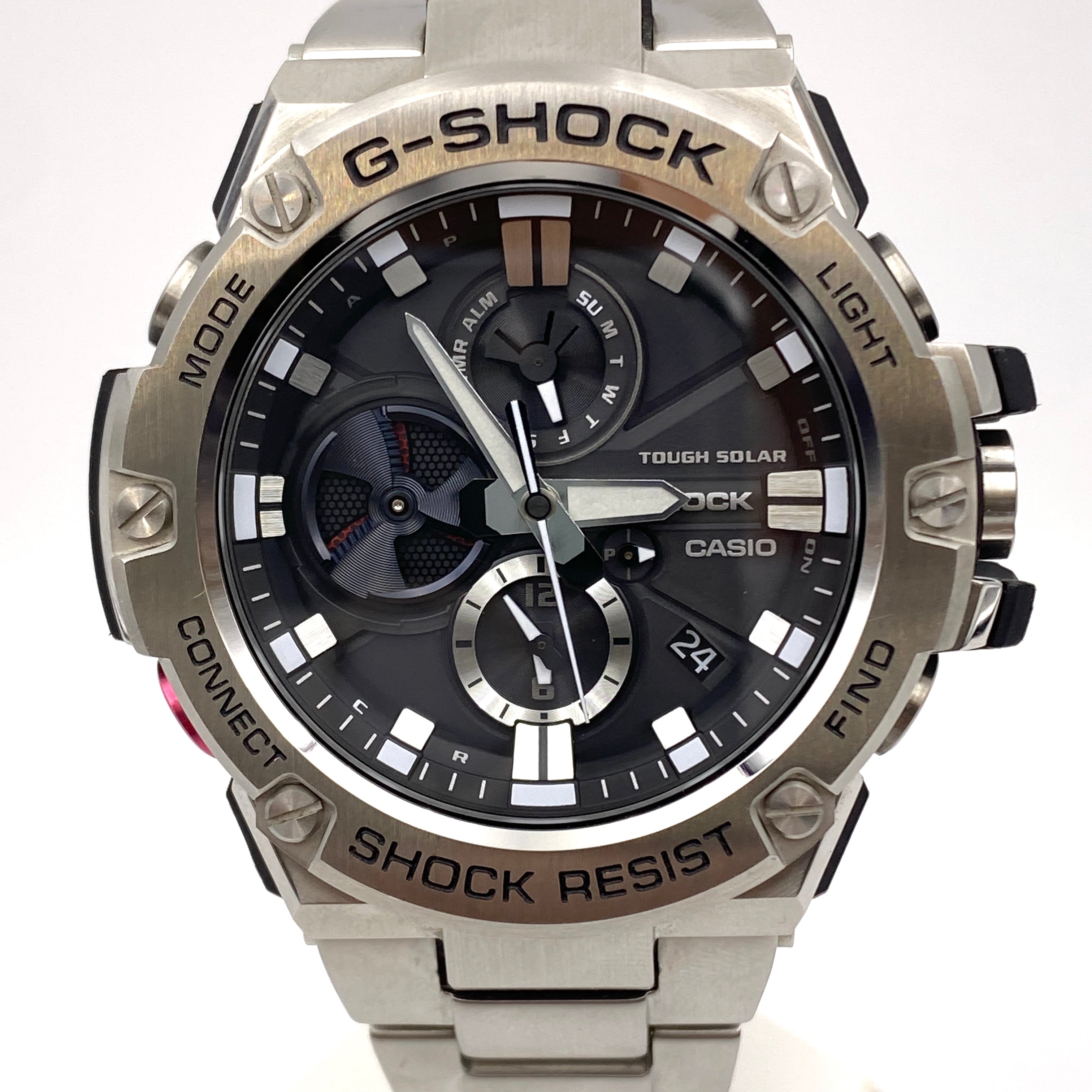 【送料無料】_ CASIO_(カシオ)_G-SHOCK_ GST-B100D-1AJF _中古品