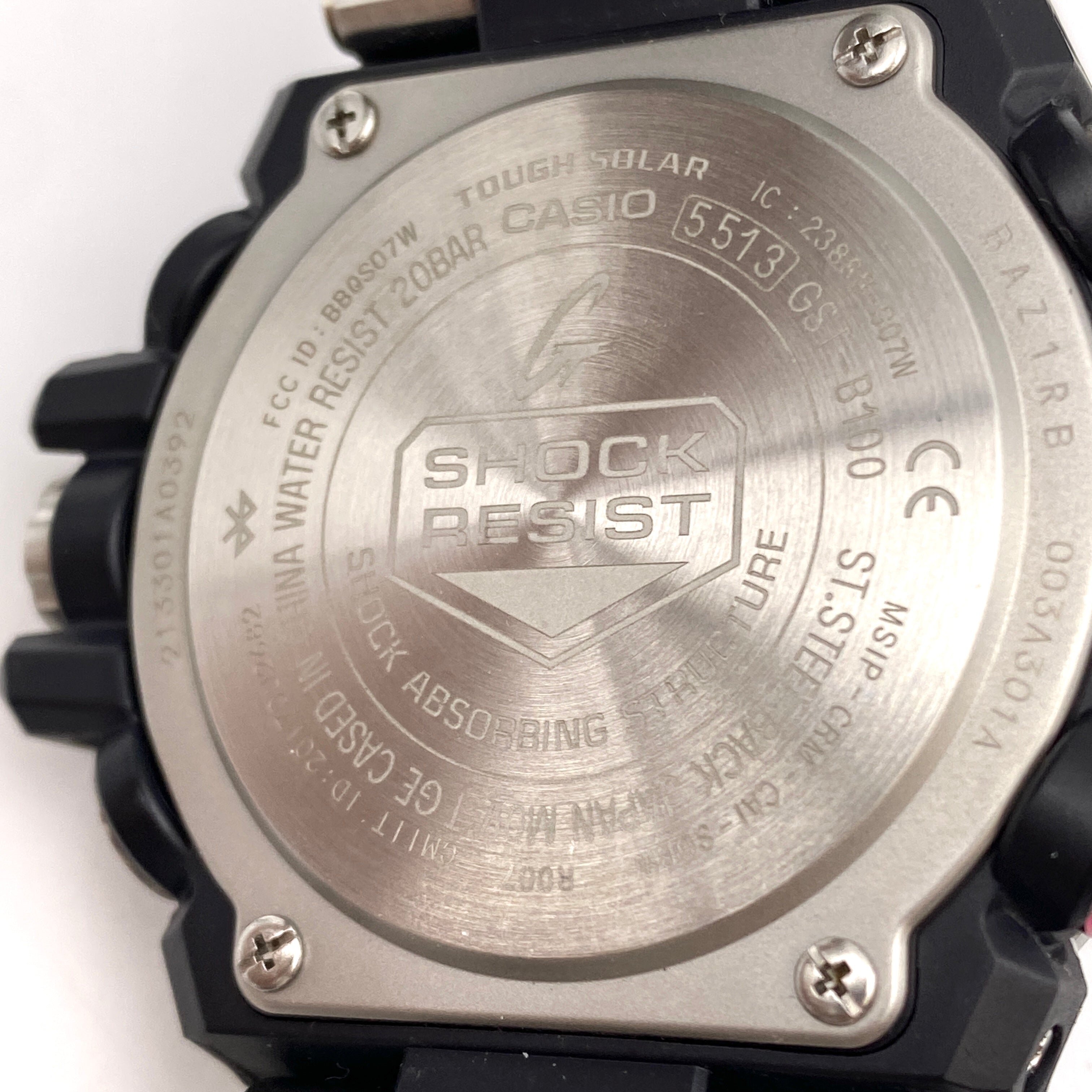 【送料無料】_ CASIO_(カシオ)_G-SHOCK_ GST-B100D-1AJF _中古品