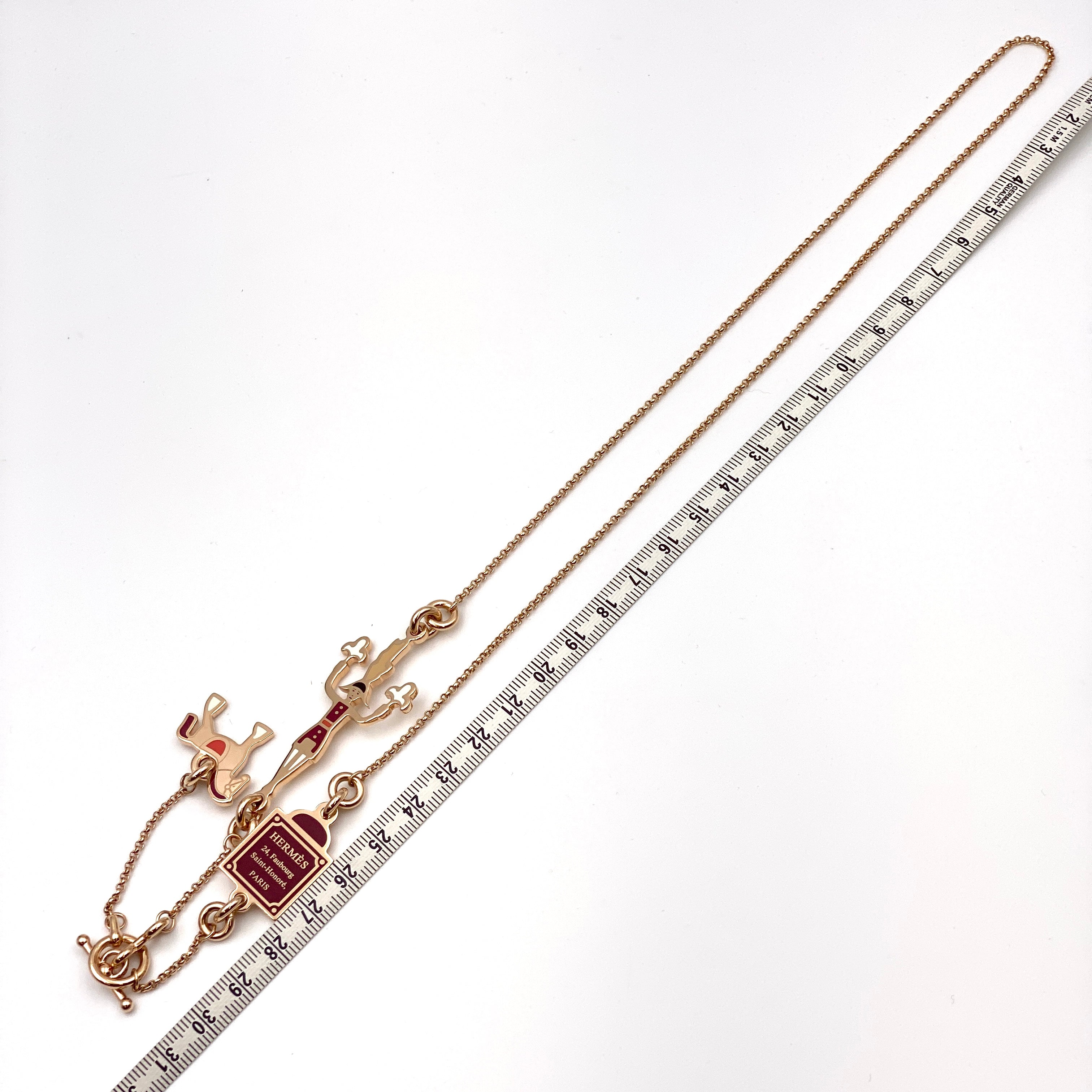 【送料無料】_ HERMES_(エルメス)_シュヴァル グランド_ パラード ネックレス _中古品