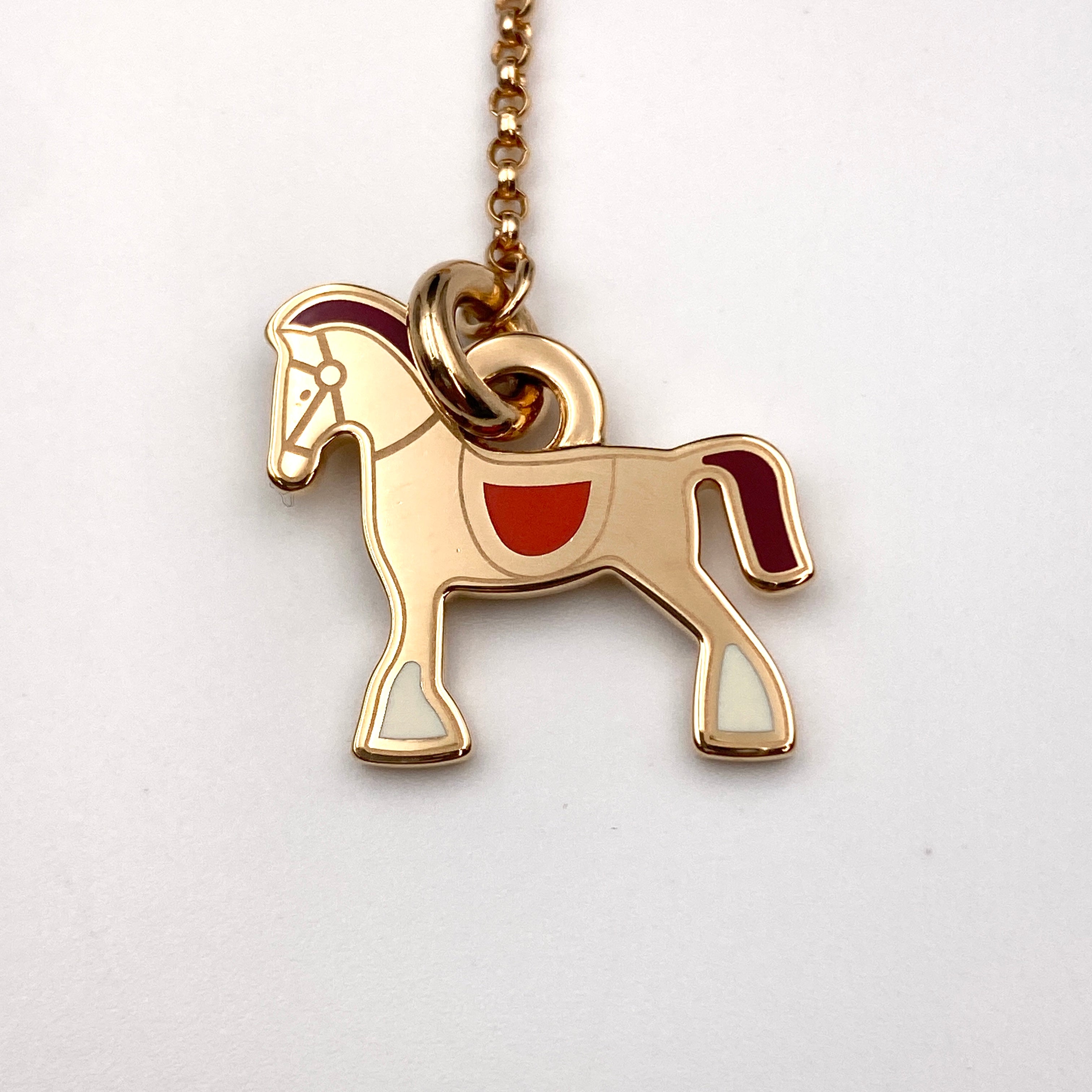 【送料無料】_ HERMES_(エルメス)_シュヴァル グランド_ パラード ネックレス _中古品