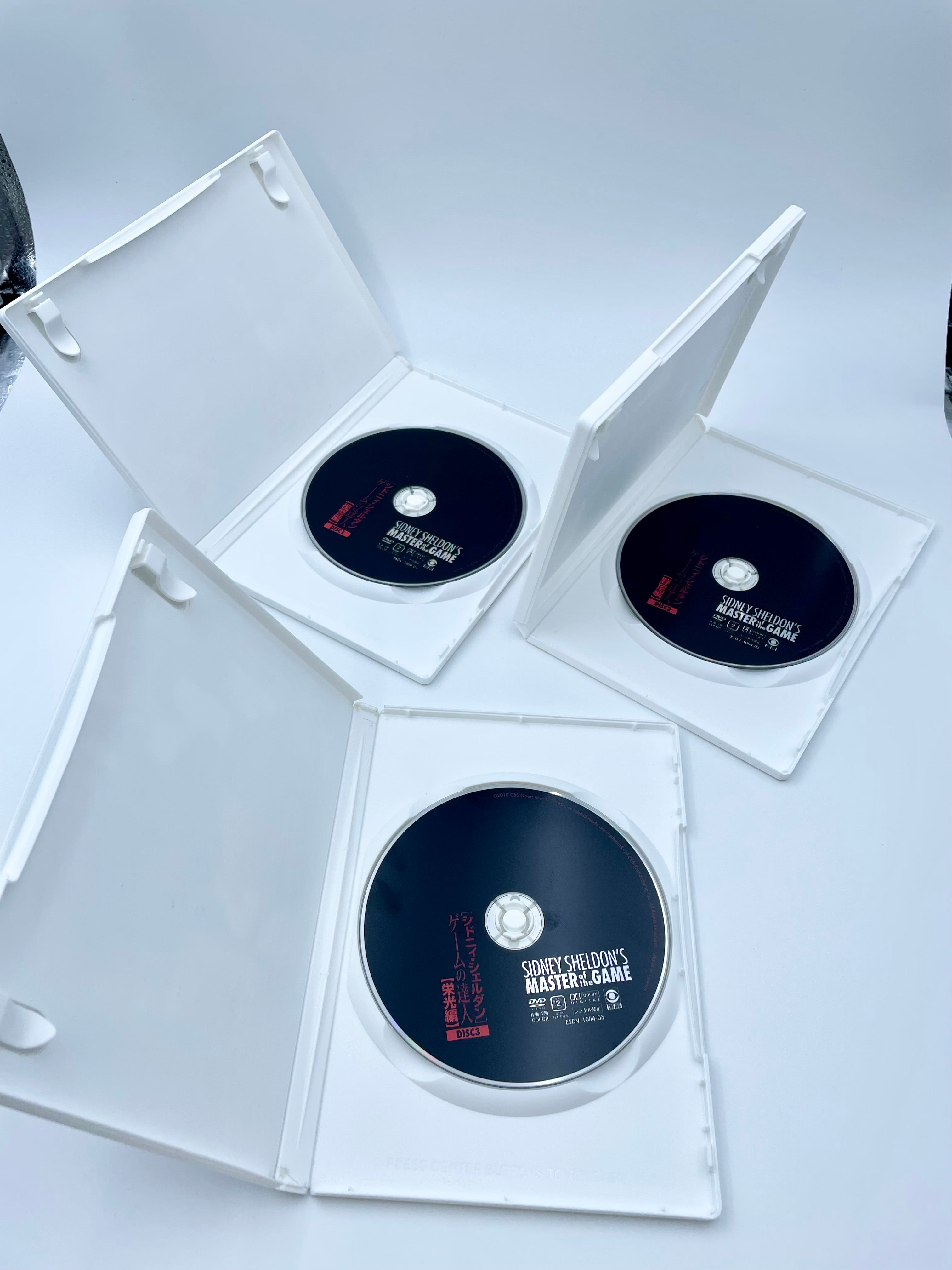 DVD-BOX(3本セット)_シドニィ シェルダン _「ゲームの達人」DVDーBOX _中古品